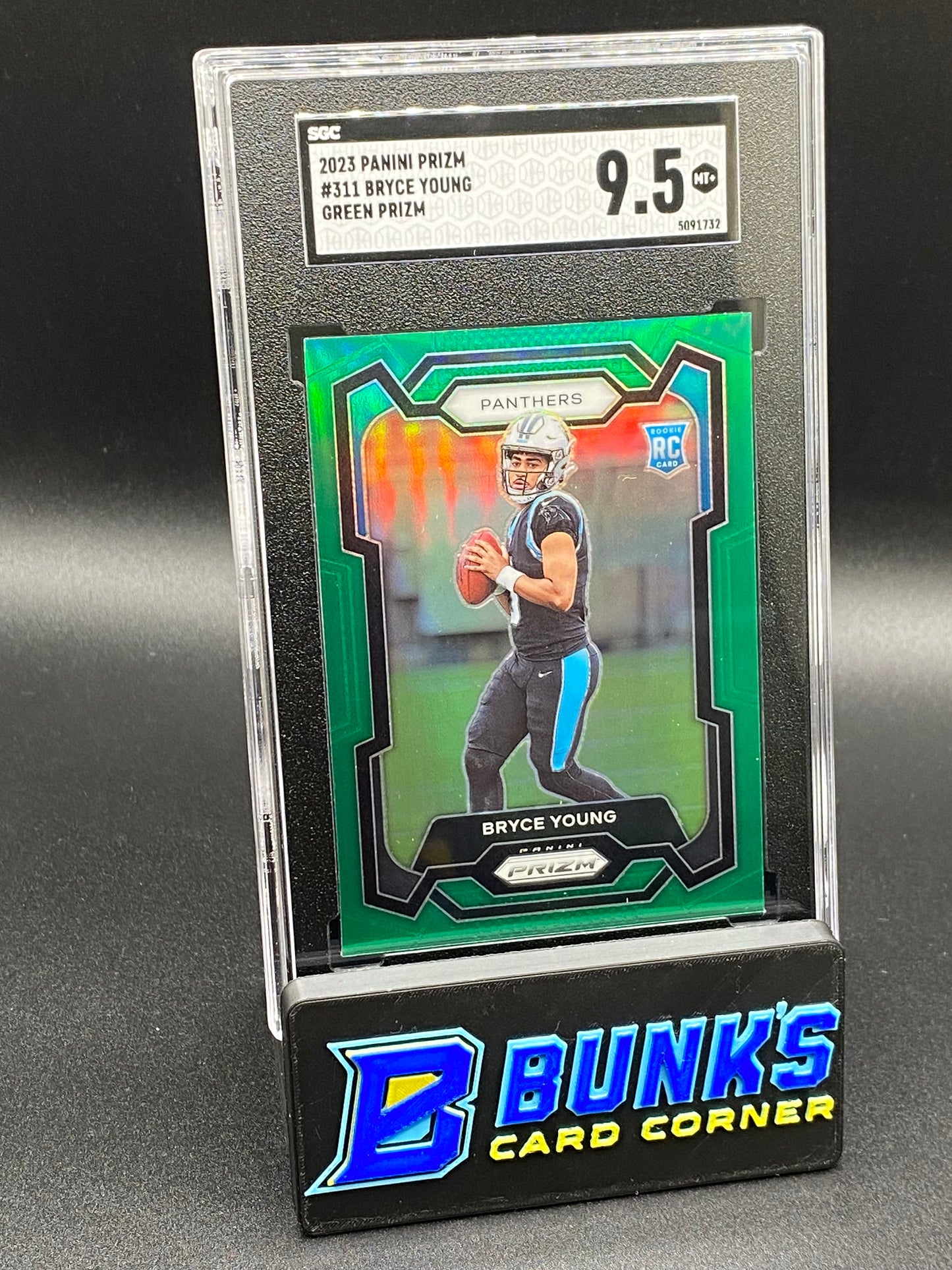 2023 Bryce Young Green Prizm RC SGC 9.5 (Box A13)
