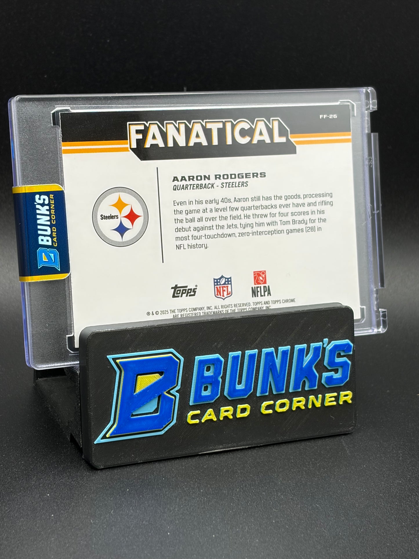 2025 Aaron Rodgers Fanatical Topps Chrome