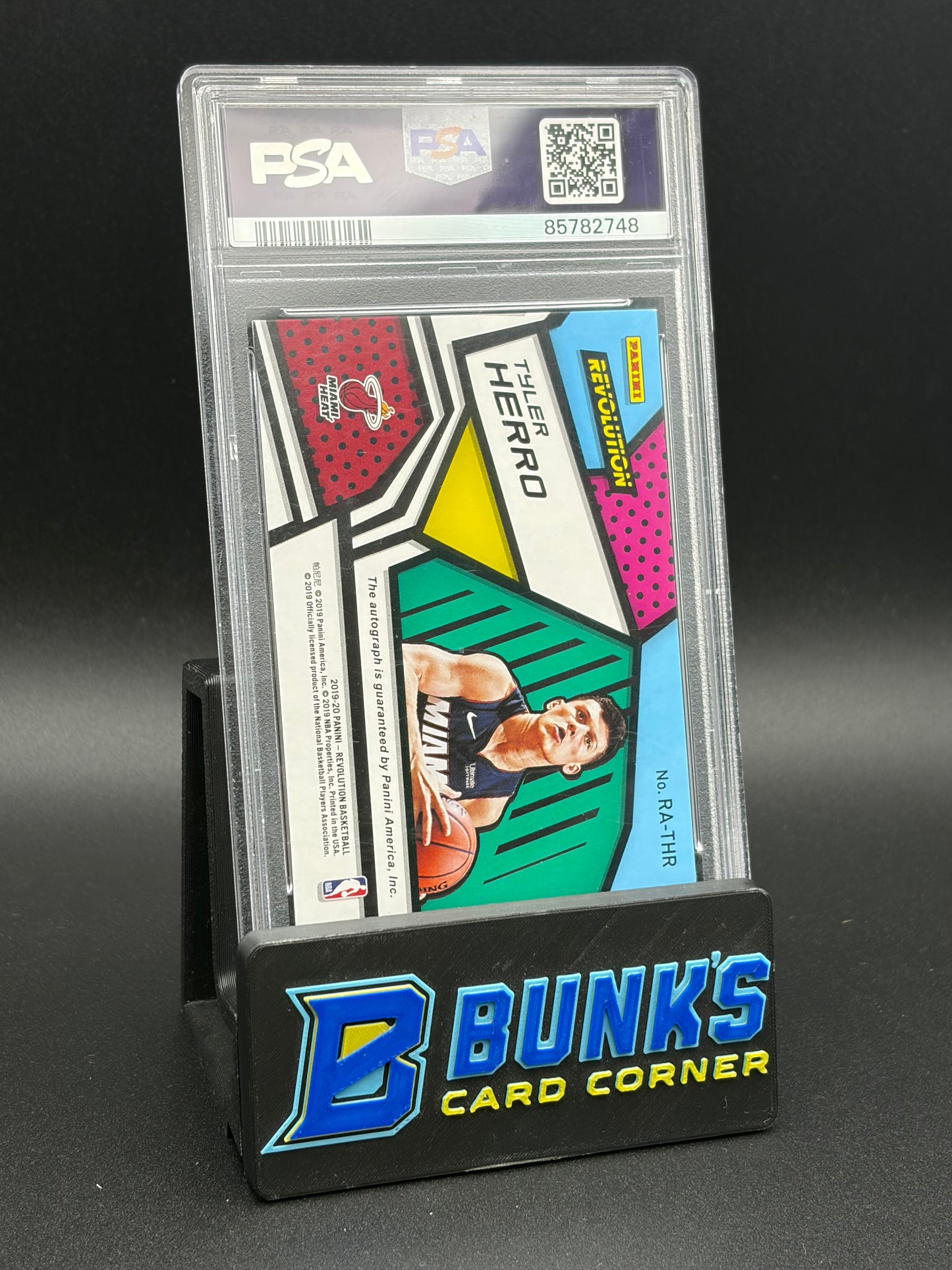 2019 Tyler Herro Rookie Autos Revolution PSA 9