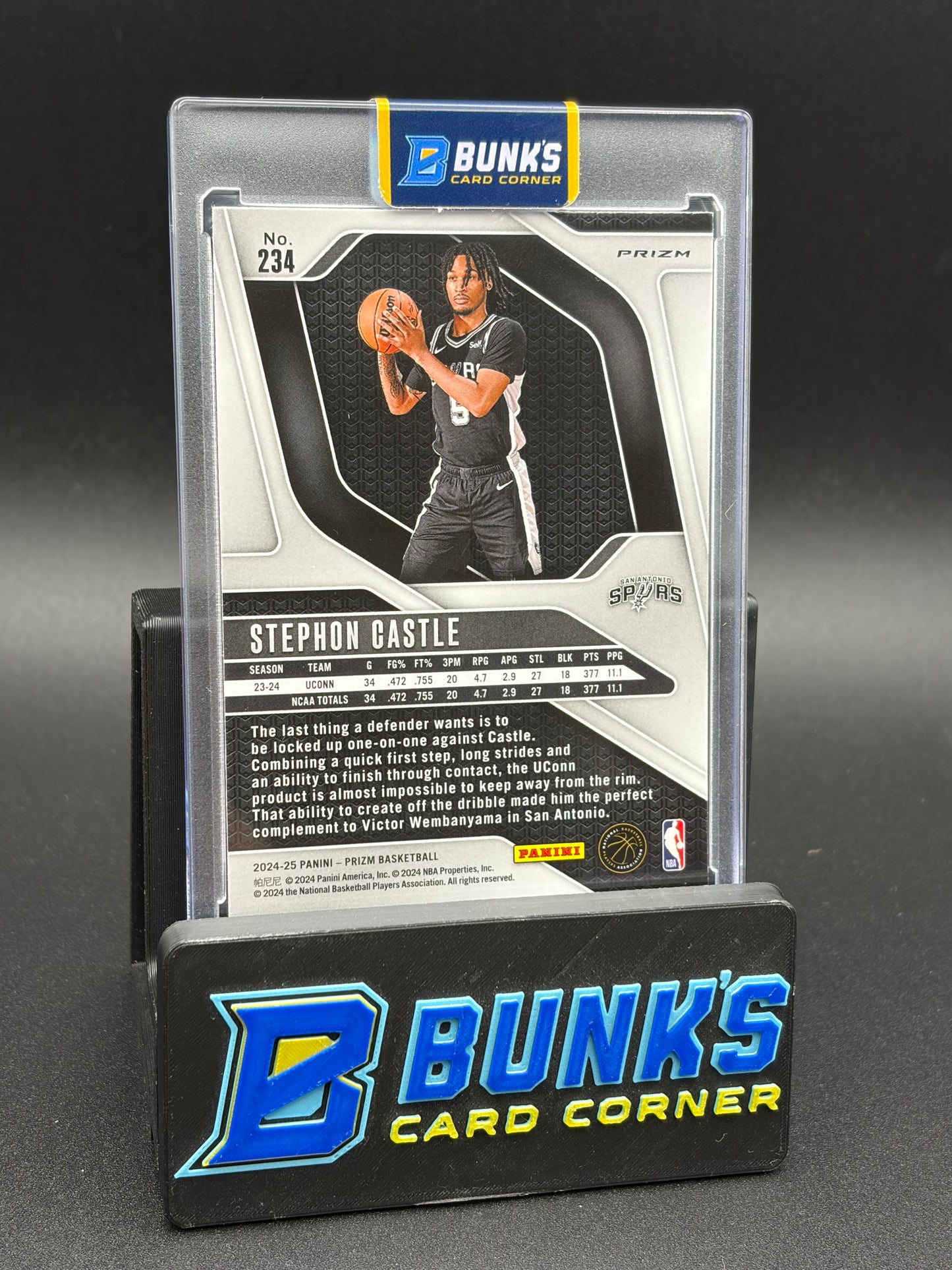 2024-25 Stephon Castle Prizm Silver RC