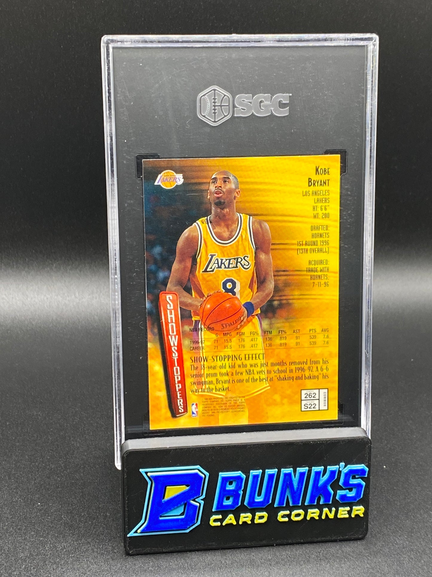 1997-98 Kobe Bryant Bronze SGC 9.5 (Box A18)