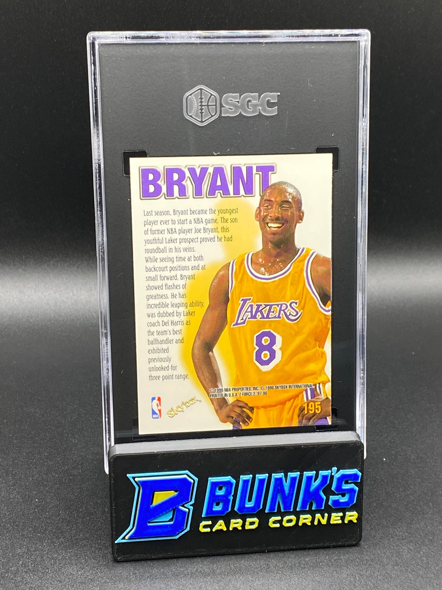 1997-98 Kobe Bryant Zupermen SGC 9.5 (Box A18)