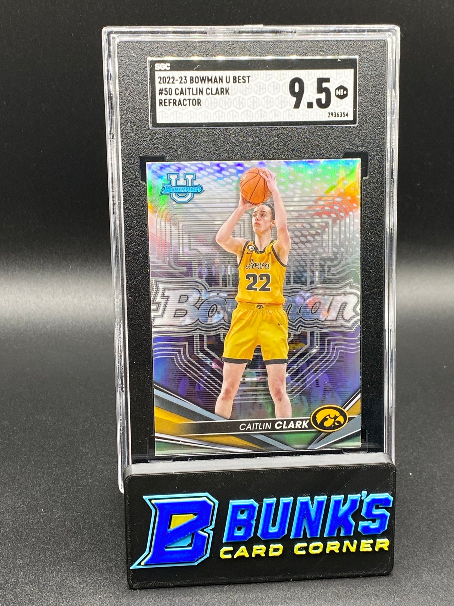 2022-23 Caitlin Clark Ref. SP SGC 9.5 (Box A18)