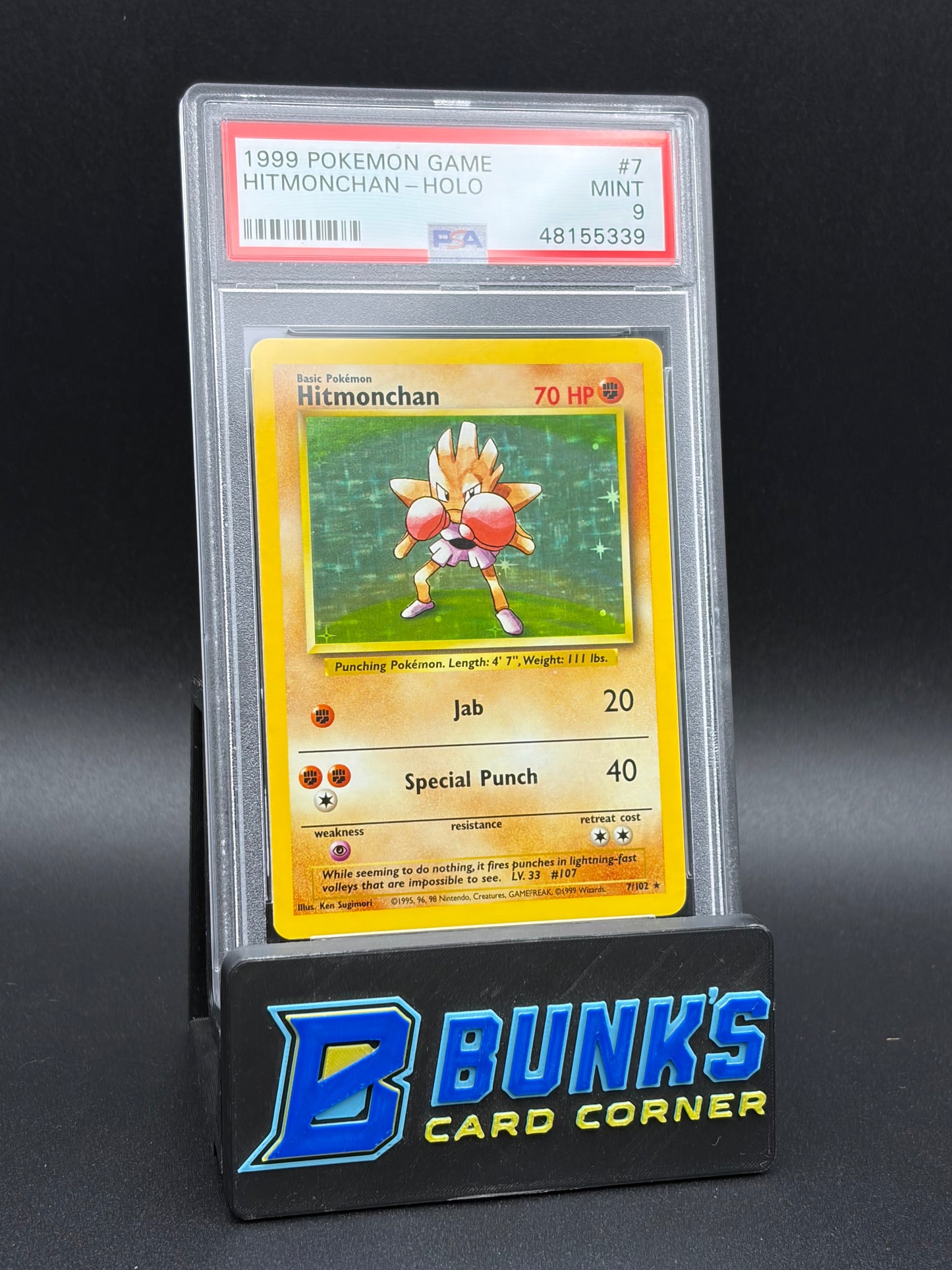 Hitmonchan Holo PSA 9