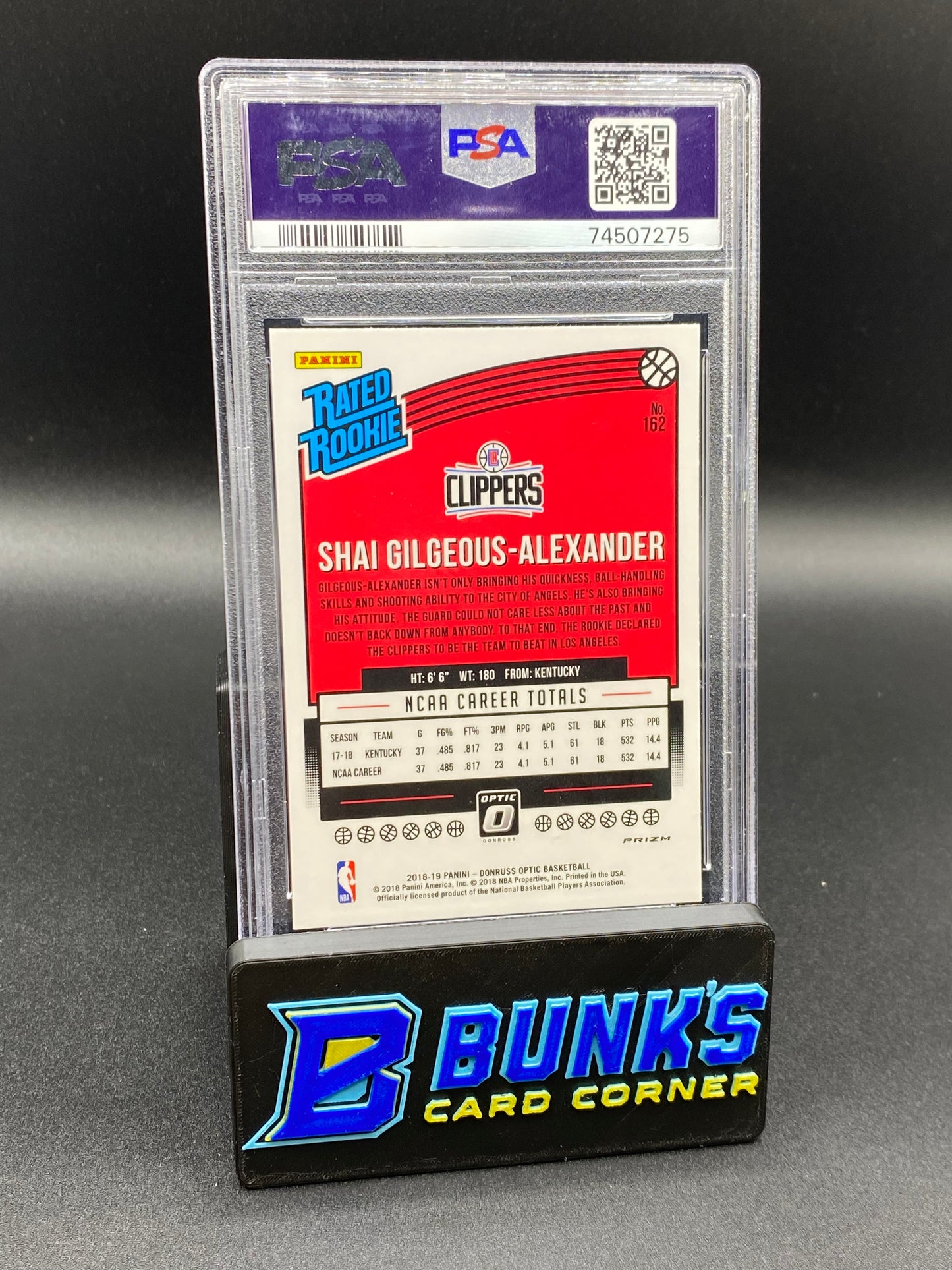 2018 Shai Gilgeous-Alexander Shock RR PSA 10