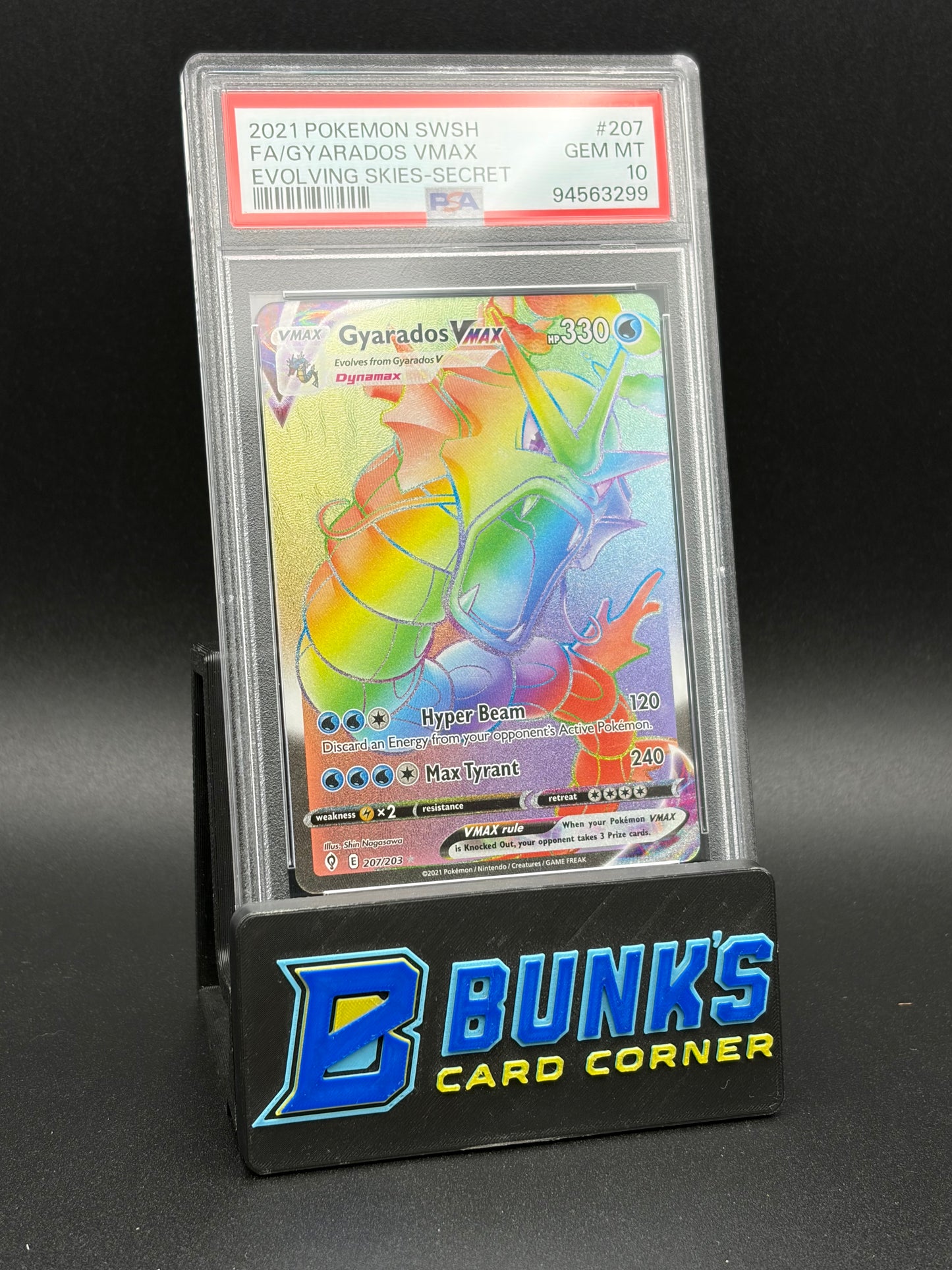Gyarados Vmax Evolving Skies Secret PSA 10