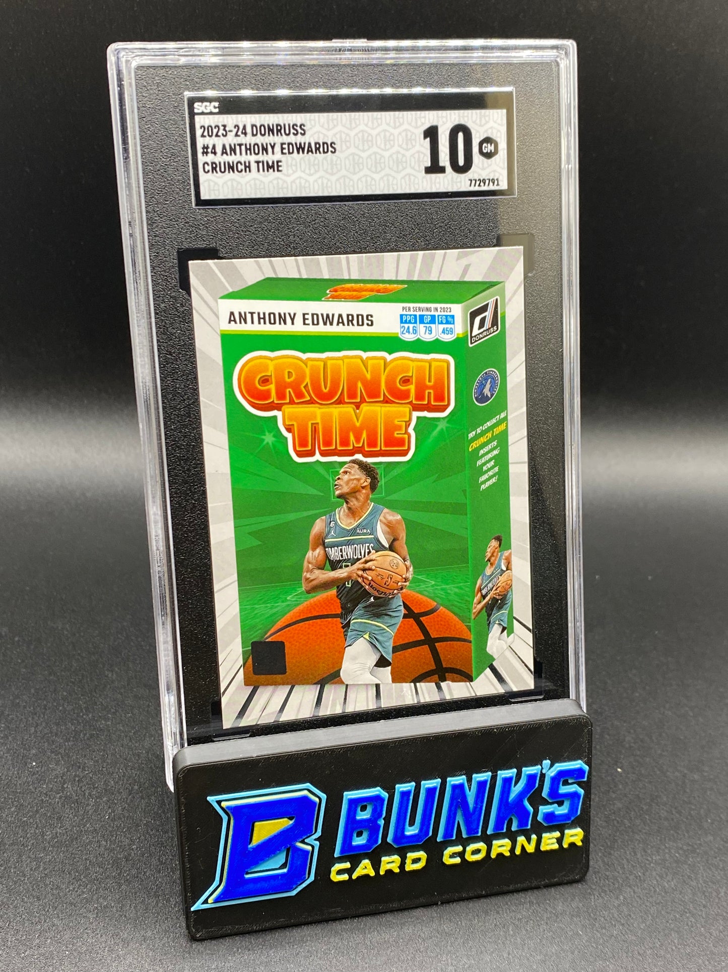 2023-24 Anthony Edwards Crunch Time SGC 10