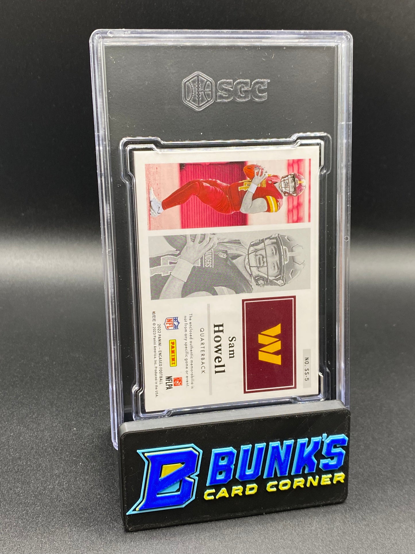 2022 Sam Howell Substantial RK. Swatches SGC Authentic