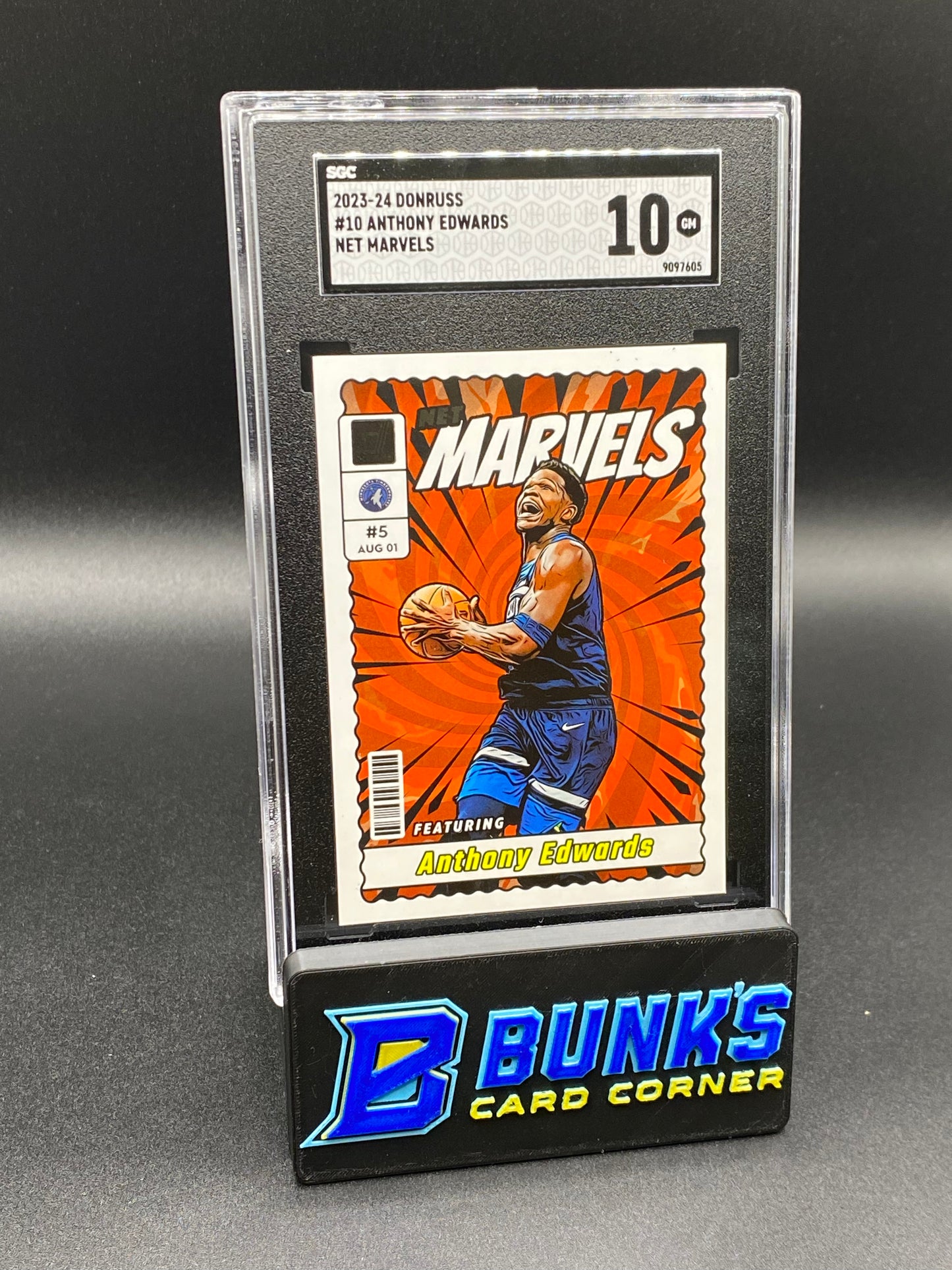 2023-24 Anthony Edwards Net Marvels SGC 10