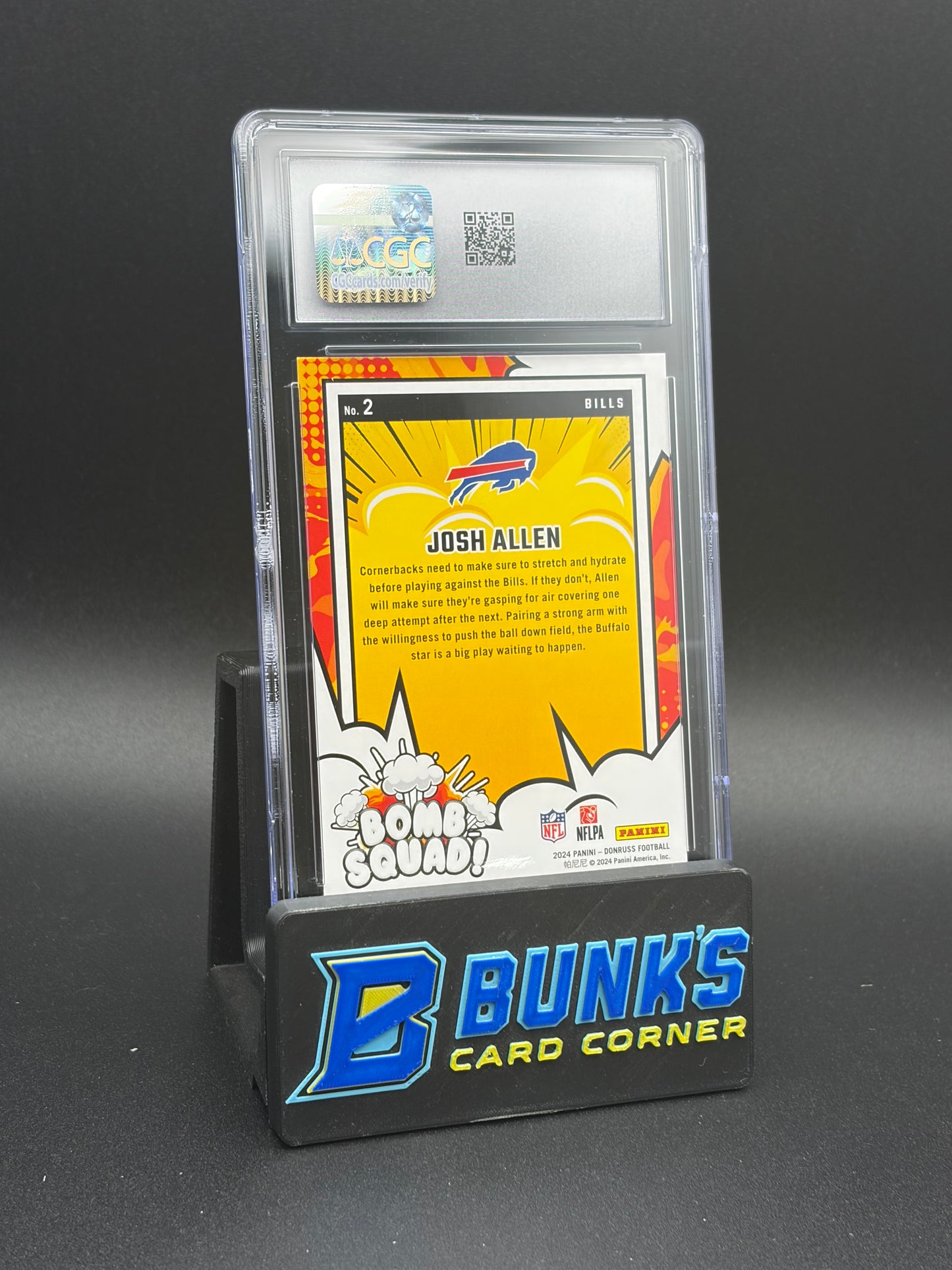 2024 Josh Allen Bomb Squad CGC 10