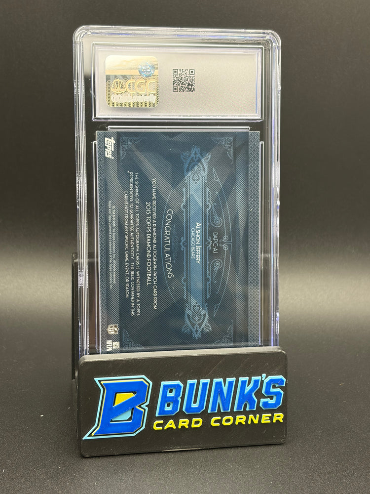 2015 Alshon Jeffery Autographed Patches CGC AU Auto 10 114/150