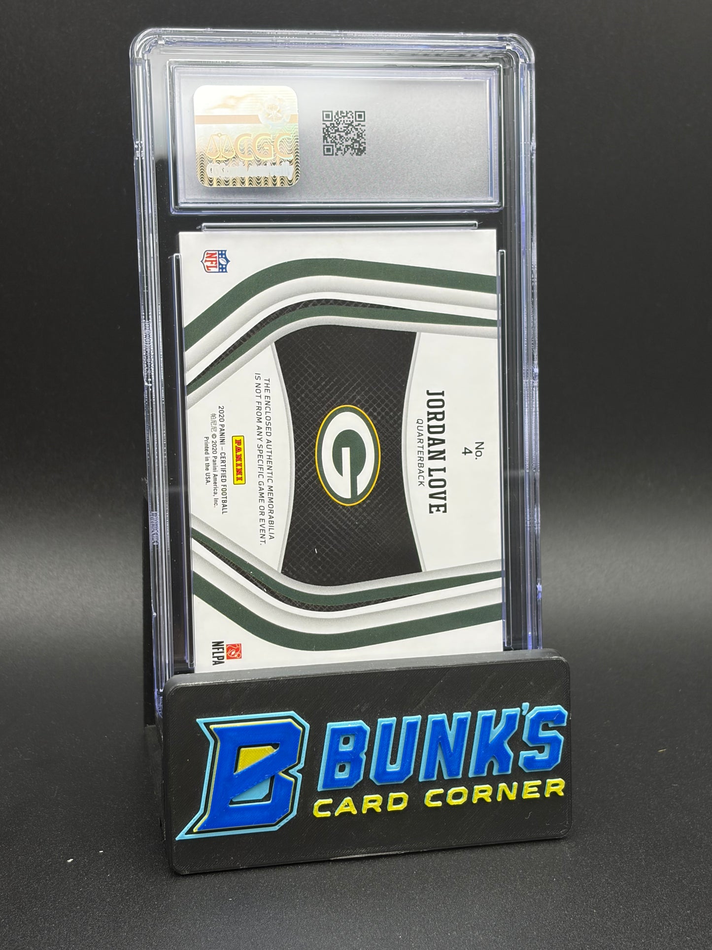 2020 Jordan Love Mirror Orange New Generation Jersey CGC 9 195/299