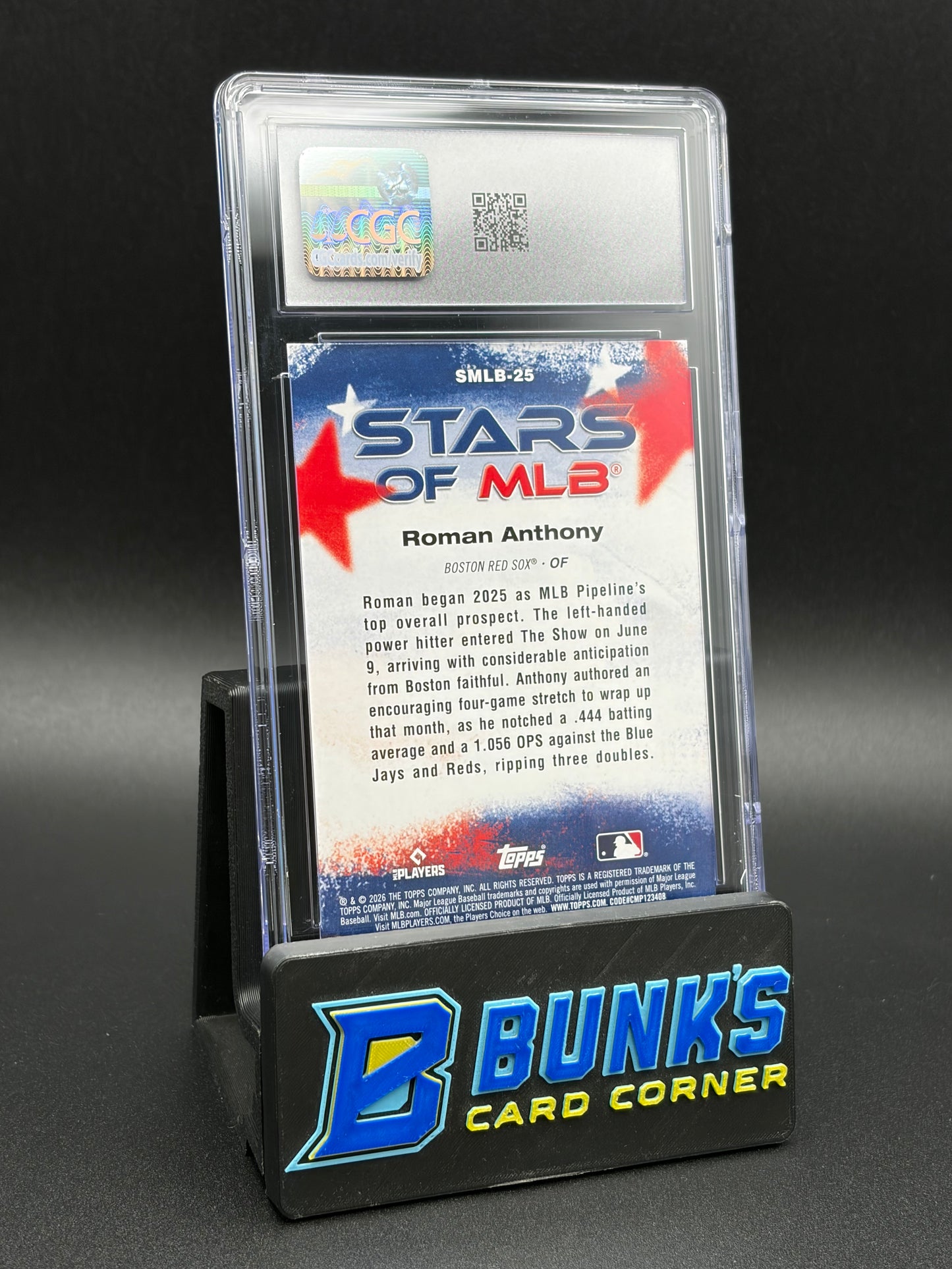 2026 Roman Anthony Stars of MLB Topps CGC 10 RC