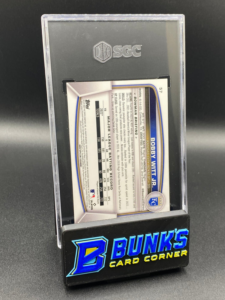 2023 Bobby Witt Jr. Aqua Ref. 216/225 SP SGC 10