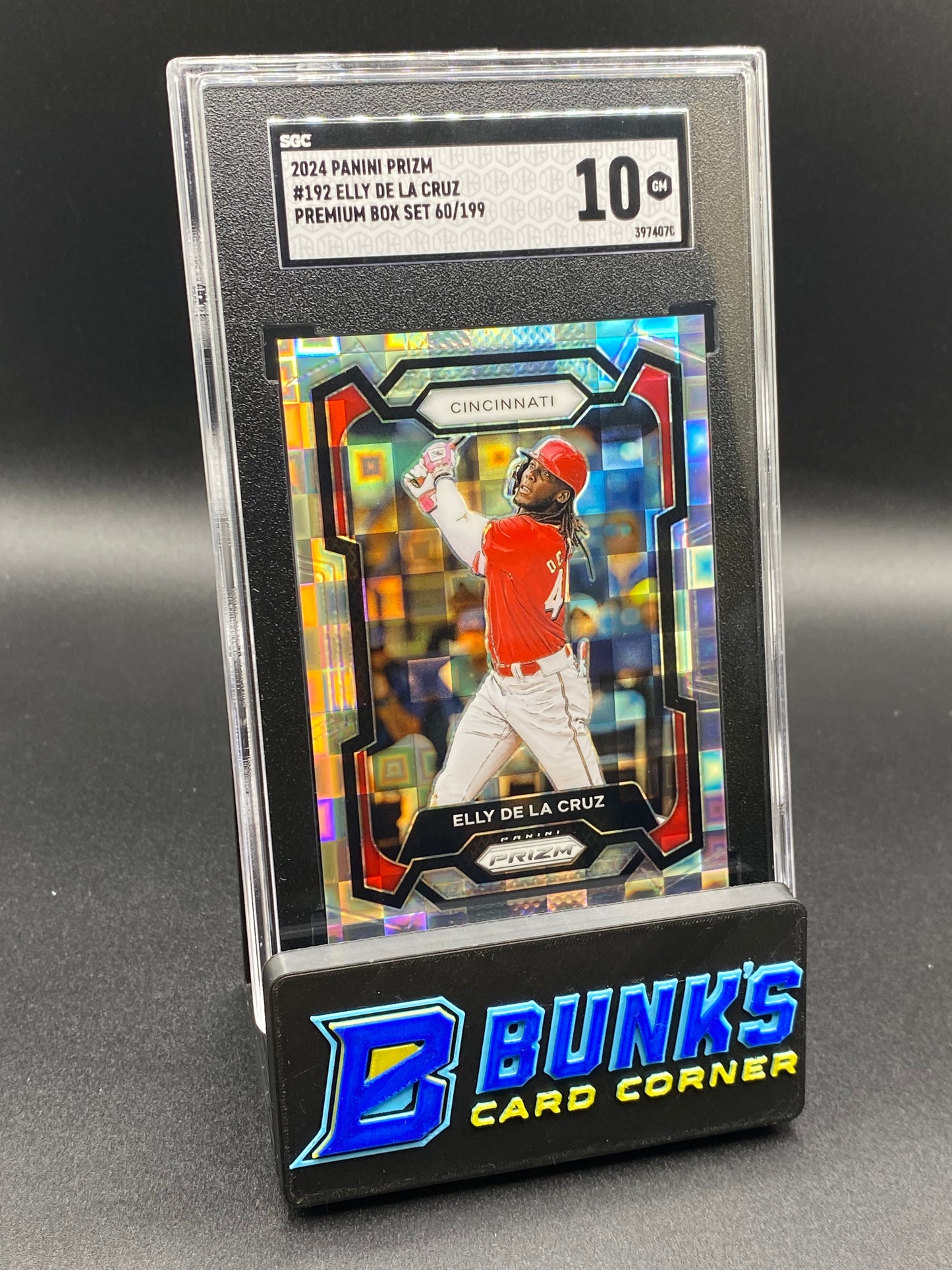 2024 Elly De La Cruz Premium Box Set 60/199 RC SGC 10 (Box A10)