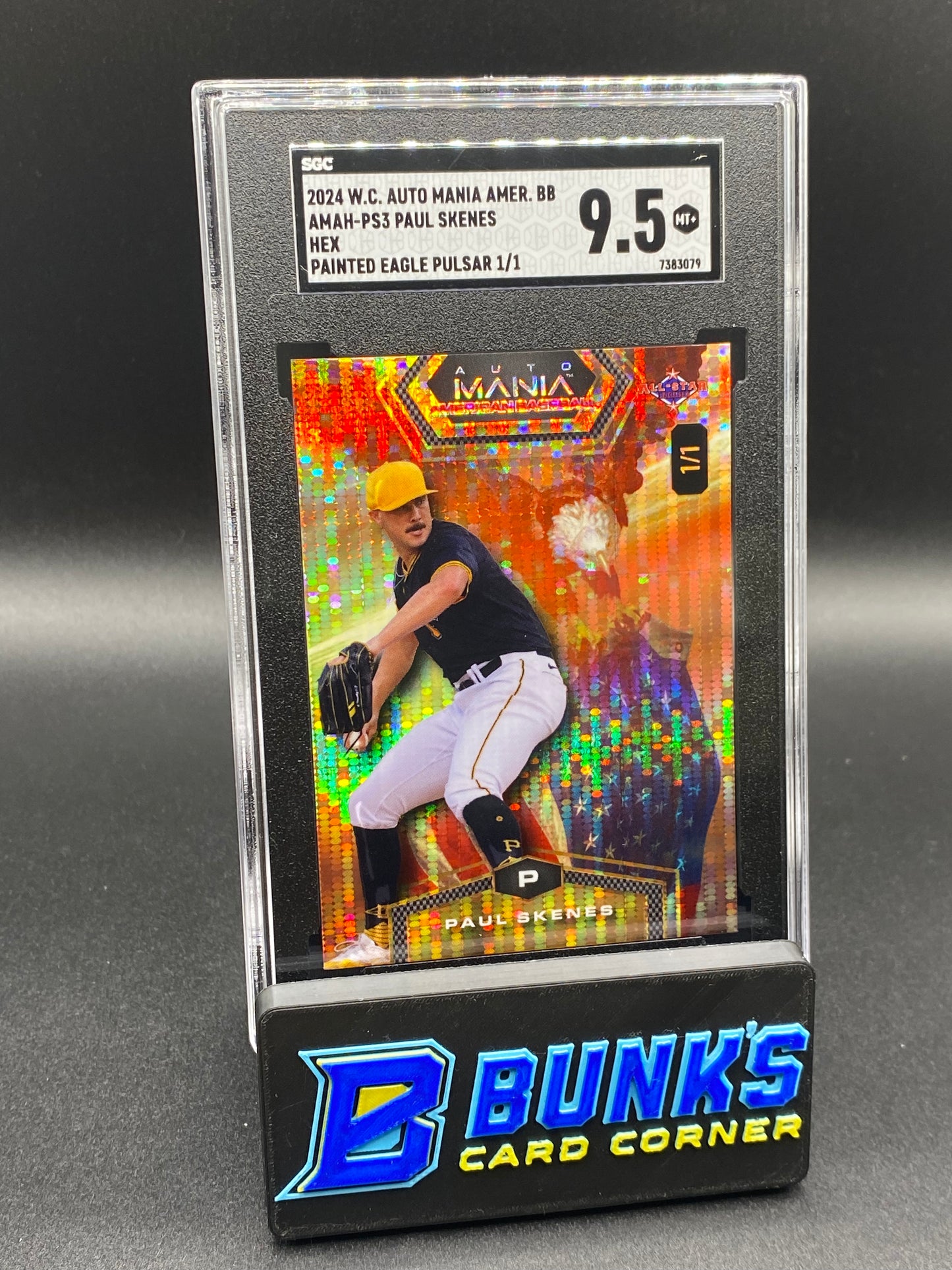 2024 Paul Skenes Hex Painted Eagle Pulsar SGC 9.5 (Box A15)