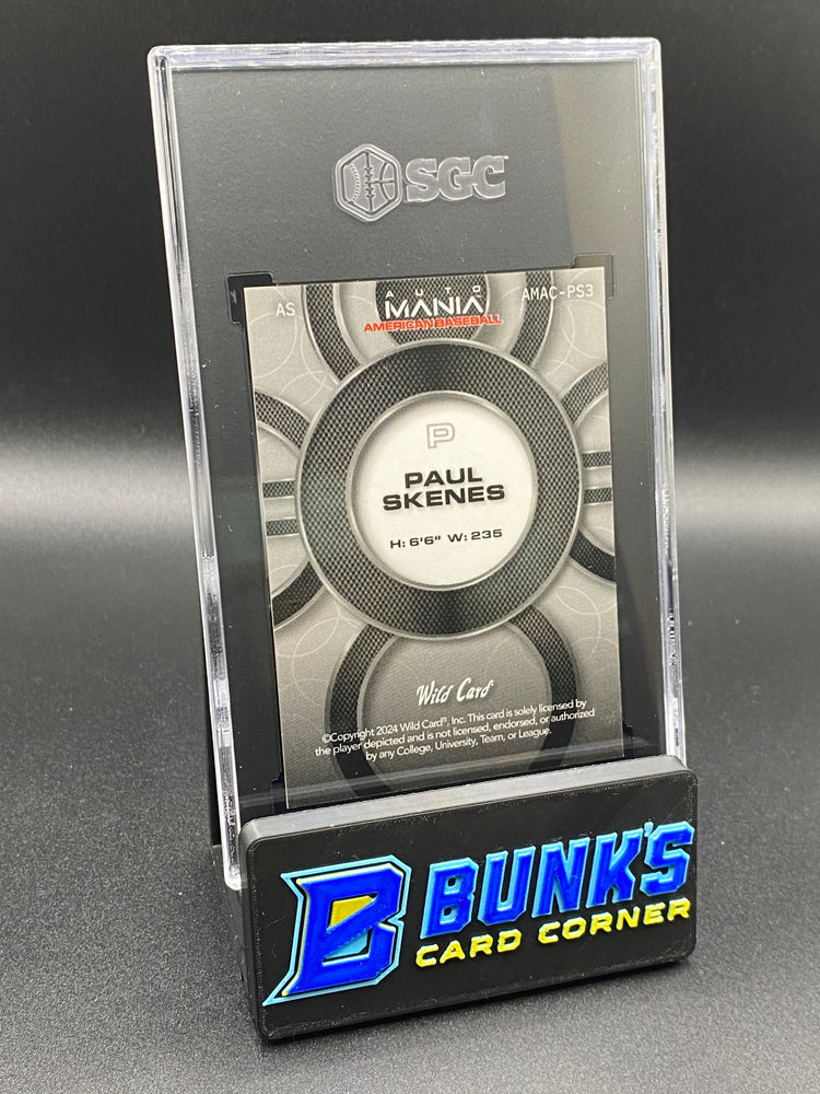 2024 Paul Skenes Circle Painted Eagle Donut Circles 1/1 SGC 10