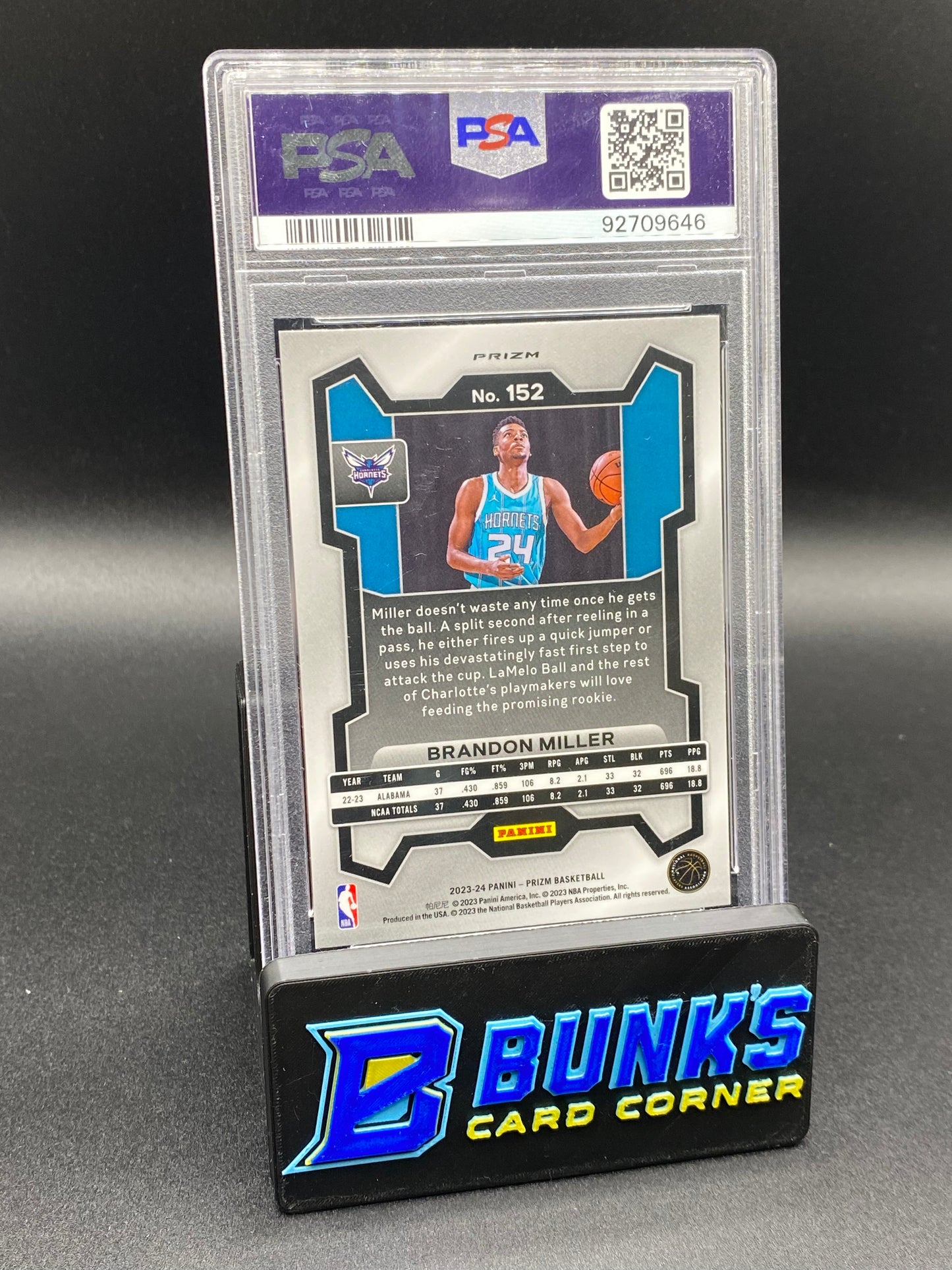 2023 Brandon Miller Red Ice RC PSA 9 (Box A19)