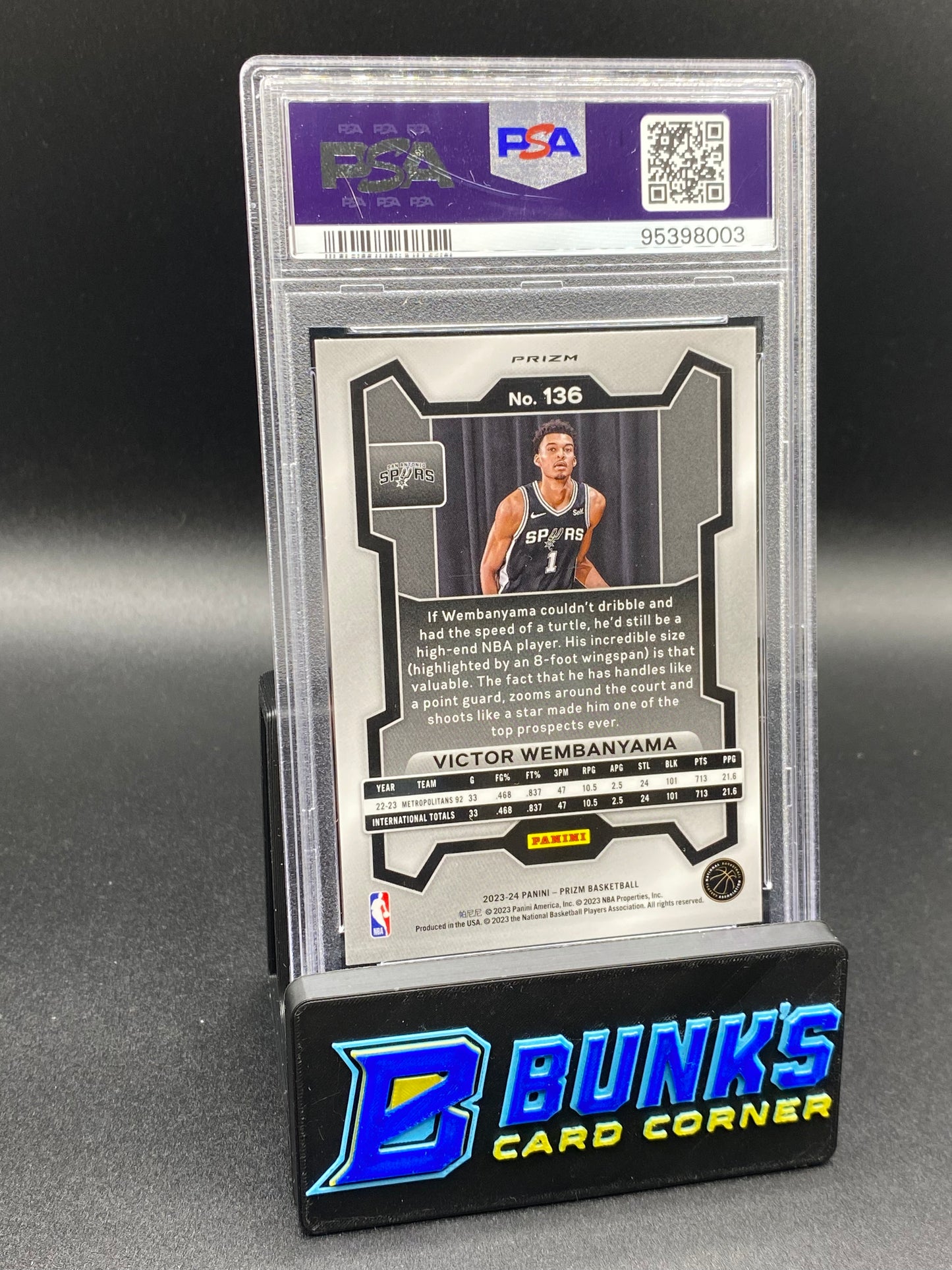 2023 Victor Wembanyama Orange Ice PSA 9 (Box A19)