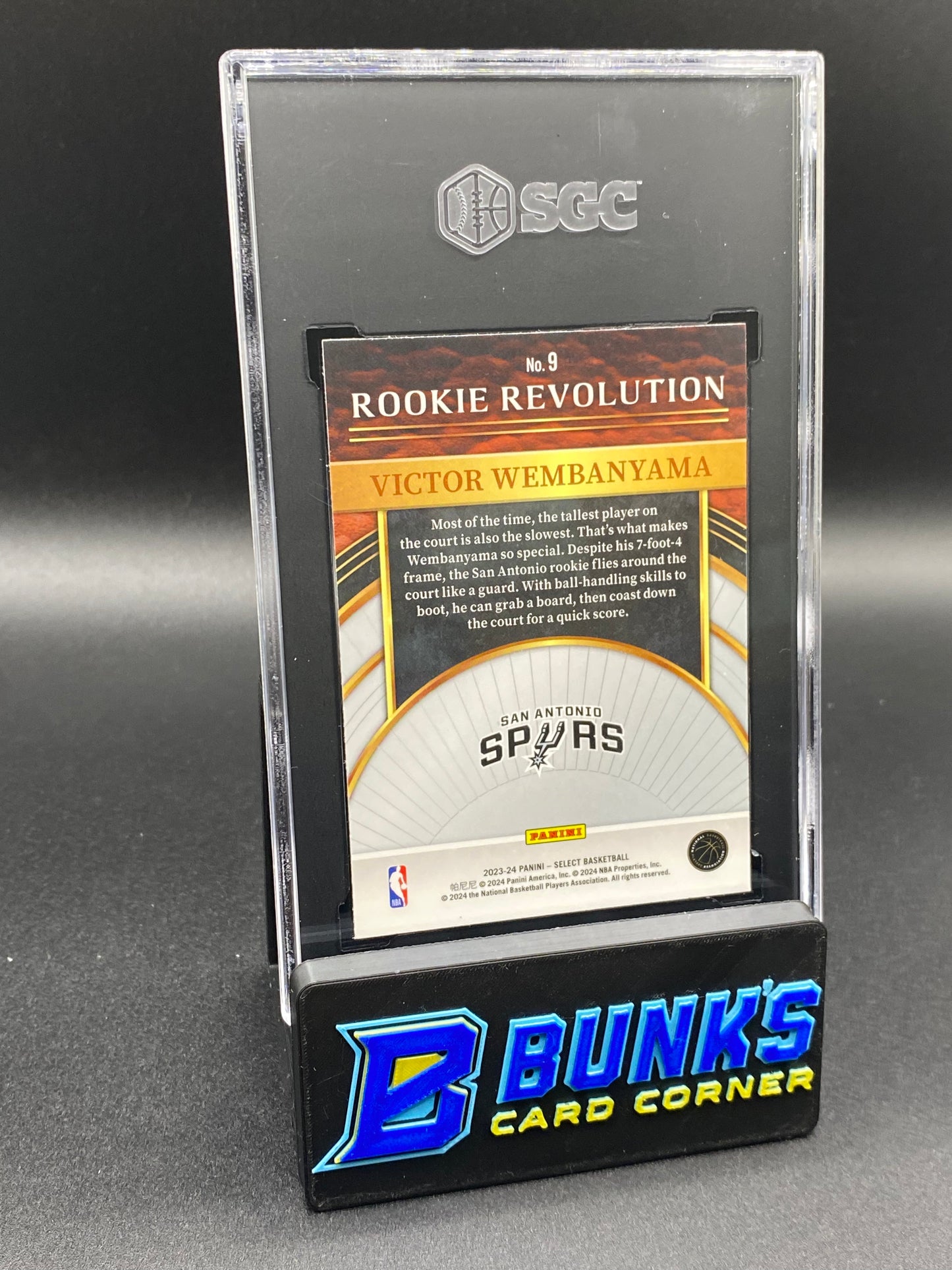 2023-24 Victor Wembanyama Rookie Revolution SGC 10 (Box A19)