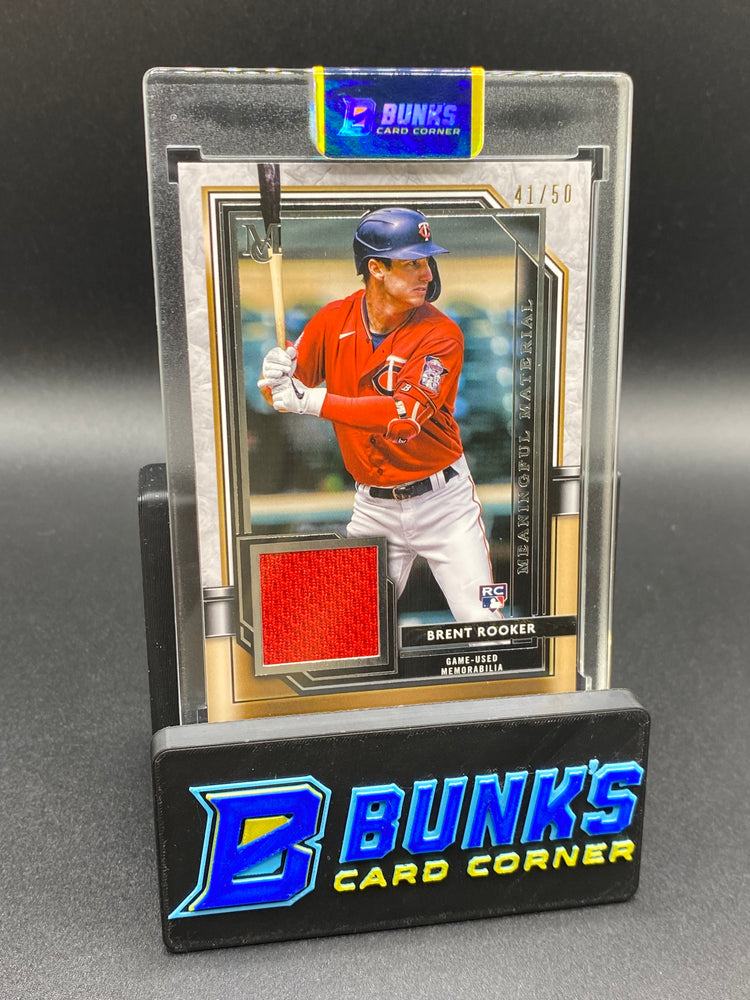 2021 Brent Rooker Game Used Memorabilia RC