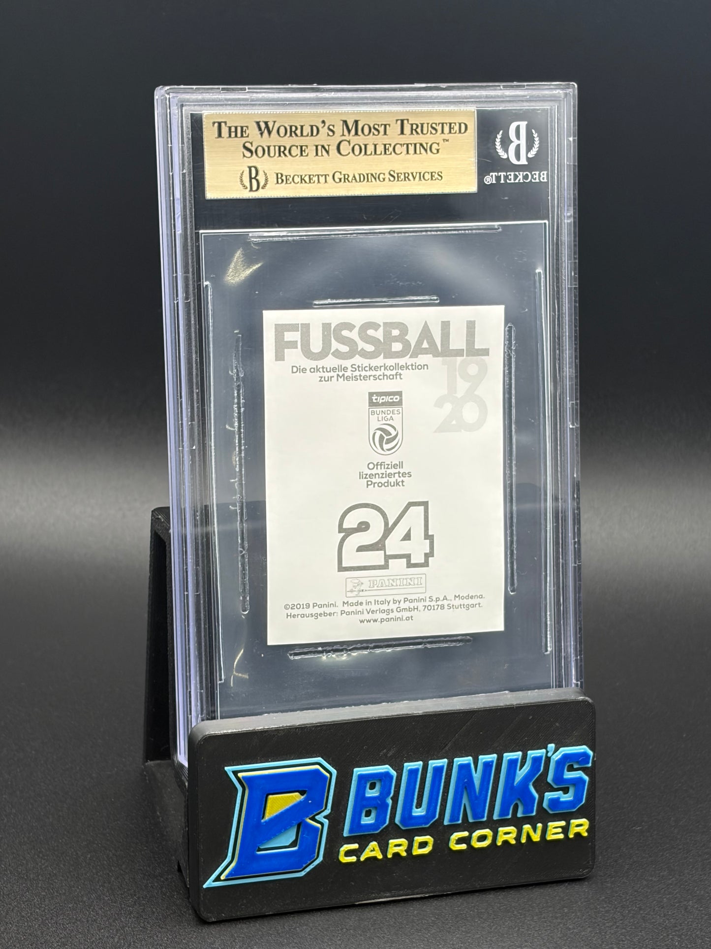 2019-20 Dominik Szoboszlai Dark Border Fussball Bundesliga Stickers Beckett 9.5