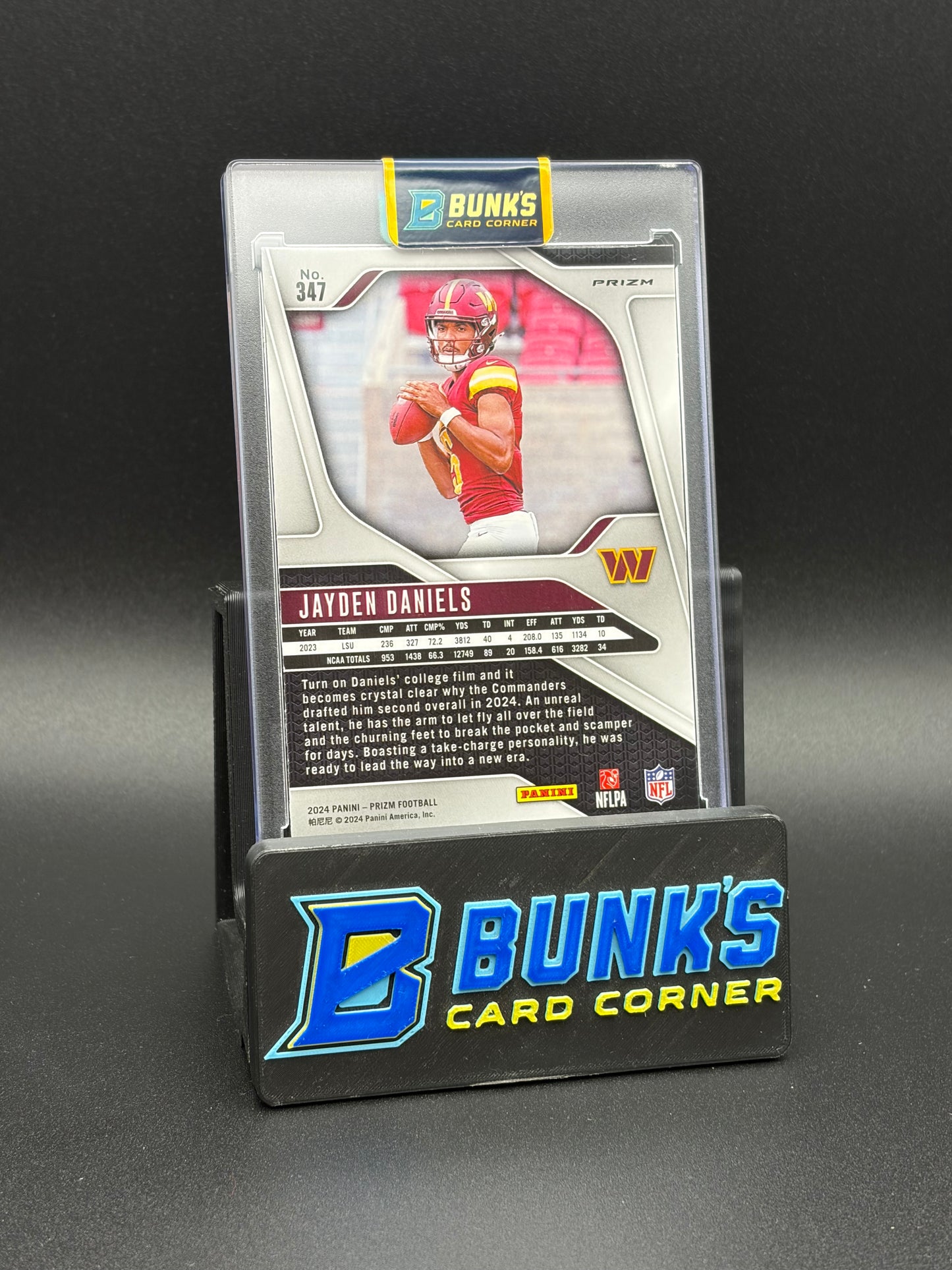 2024 Jayden Daniels Prizm Silver RC