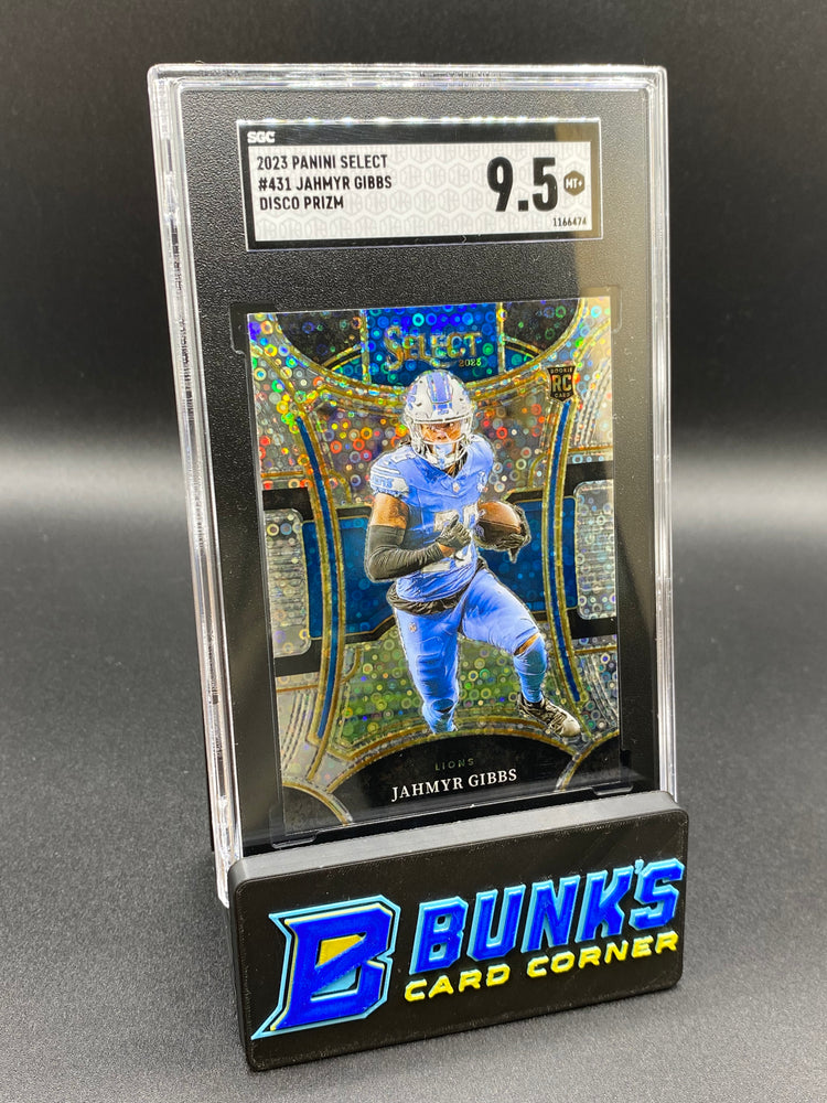 2023 Jahmyr Gibbs Disco Prizm SGC 9.5