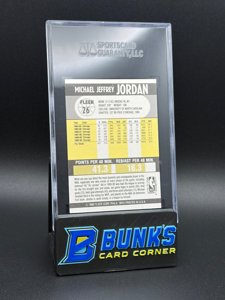 1990-91 Michael Jordan Fleer SGC 10