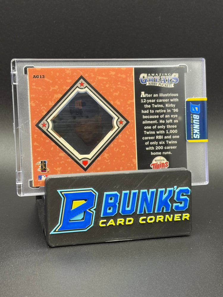 1996 Kirby Puckett Amazing Greats Upper Deck