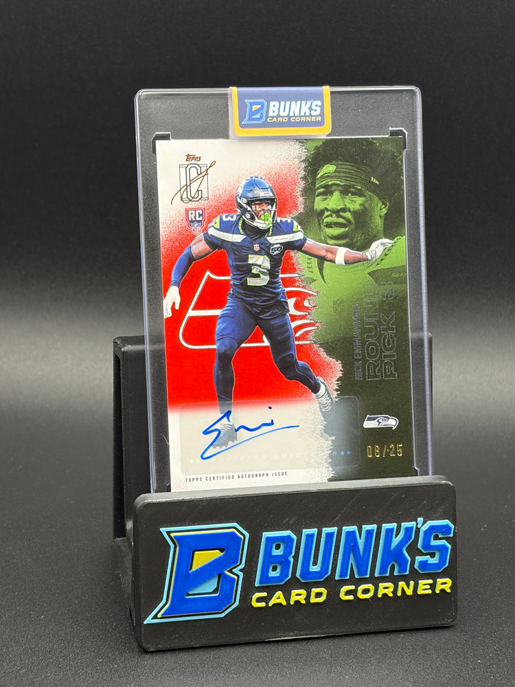 2025 Nick Emmanwori Red & Green Topps Class RC