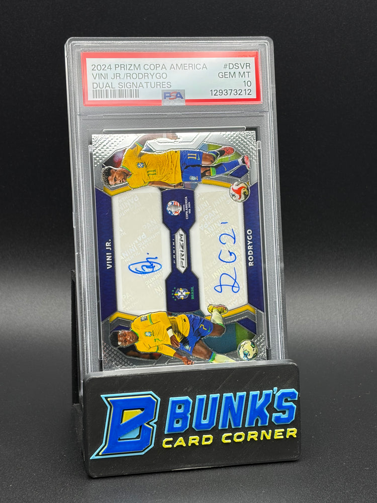 2024 Vini Jr & Rodrygo Dual Signatures PSA 10