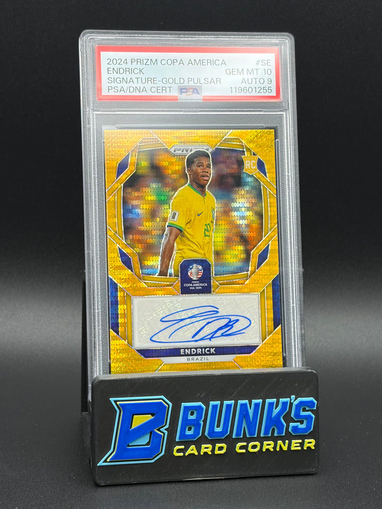 2024 Endrick Signature Gold Pulsar PSA 10 Auto 10 3/10