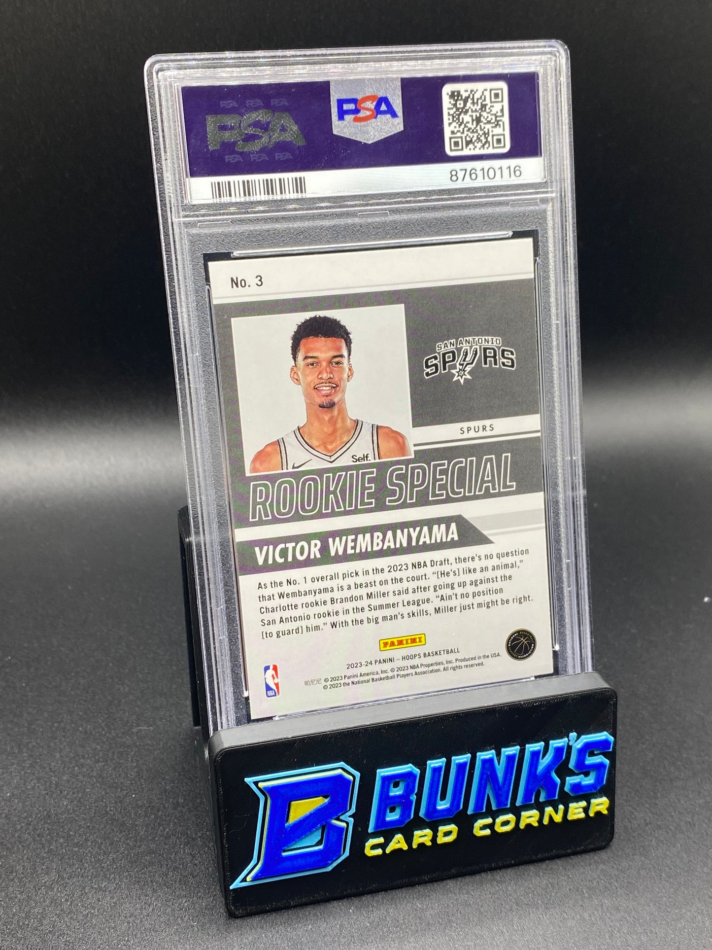 2023 Victor Wembanyama Rookie Special PSA 10