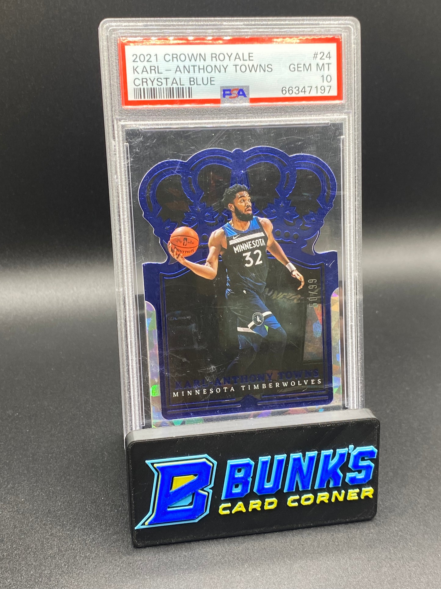 2021 Anthony Towns Crystal Blue PSA 10