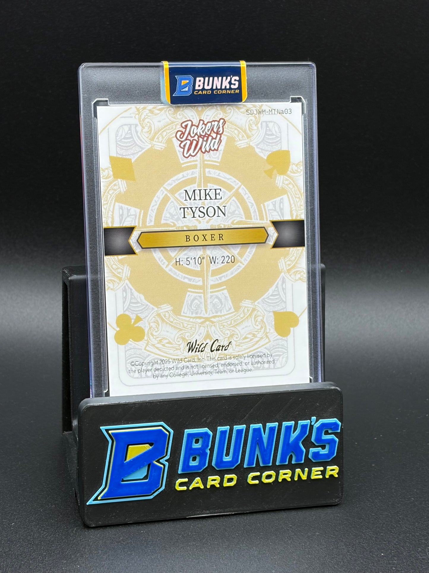 2025 Mike Tyson Wild Card 1/1 Joker