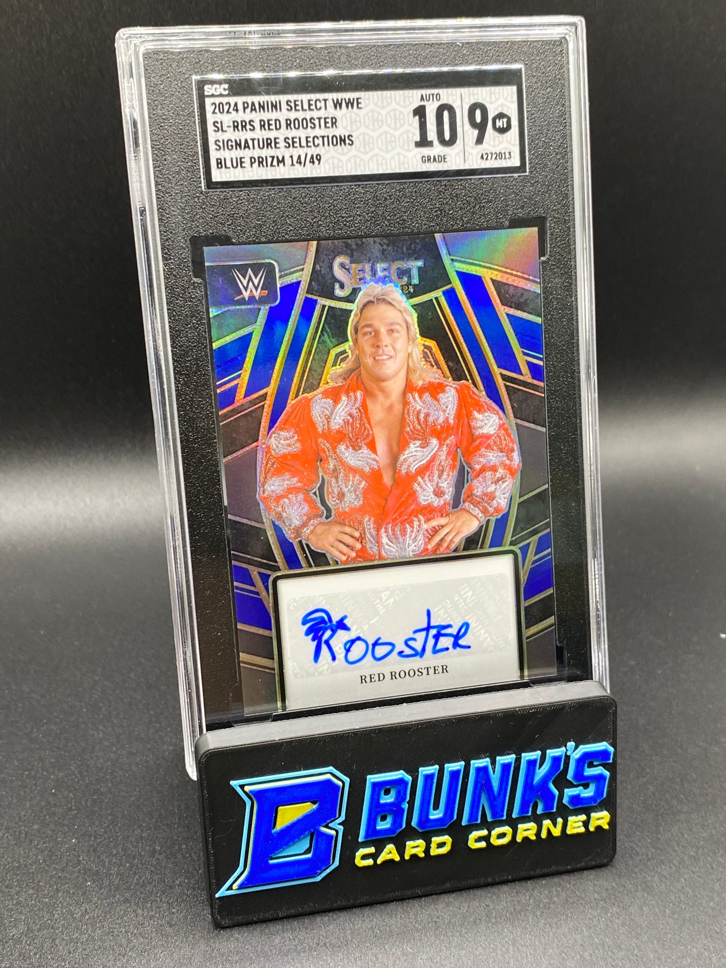 2024 Red Rooster Sig. Selections Blue Prizm SGC 10/9