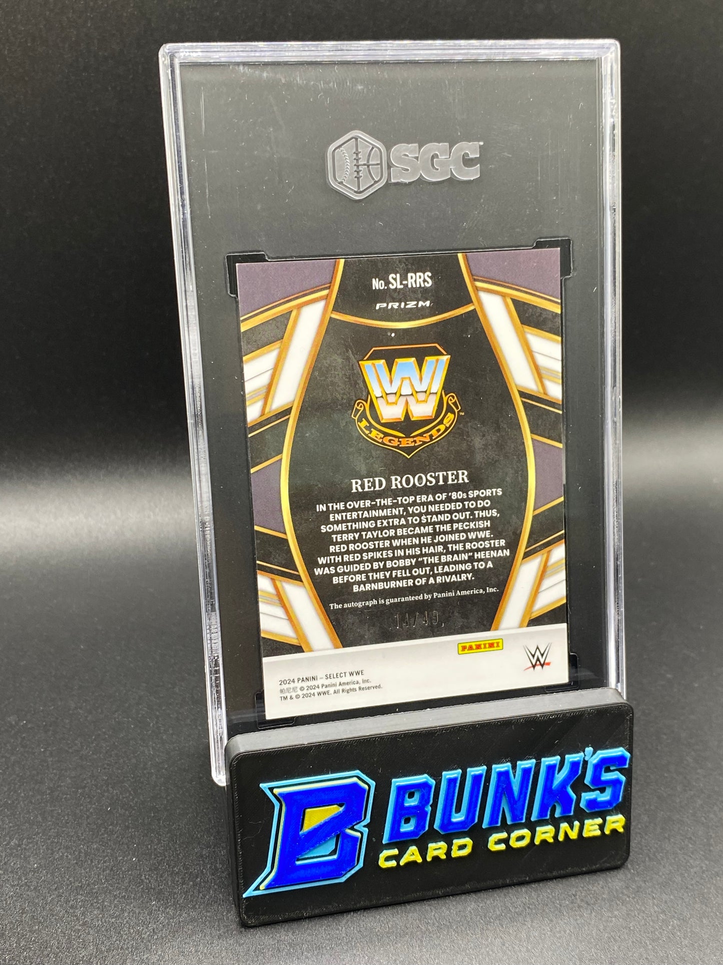 2024 Red Rooster Sig. Selections Blue Prizm SGC 10/9