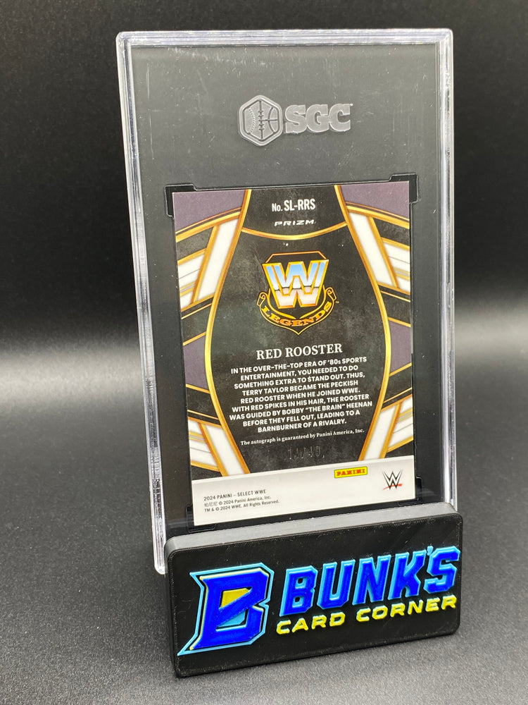 2024 Red Rooster Sig. Selections Blue Prizm SGC 10/9