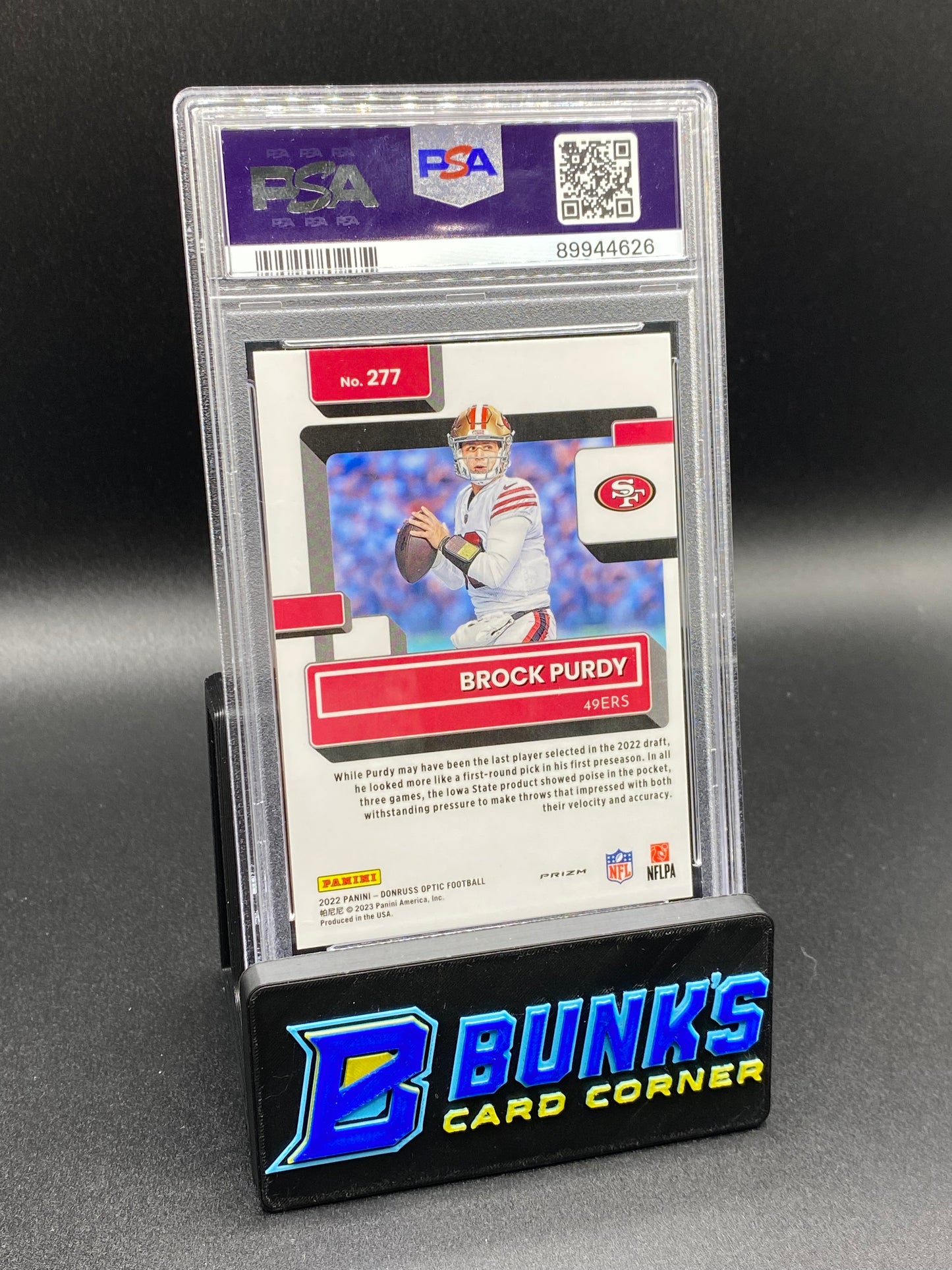 2022 Brock Purdy Pink PSA 9