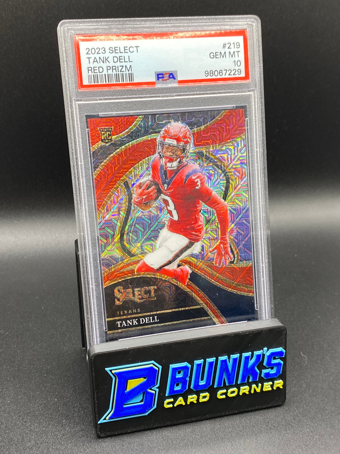 2023 Tank Dell Red Prizm PSA 10