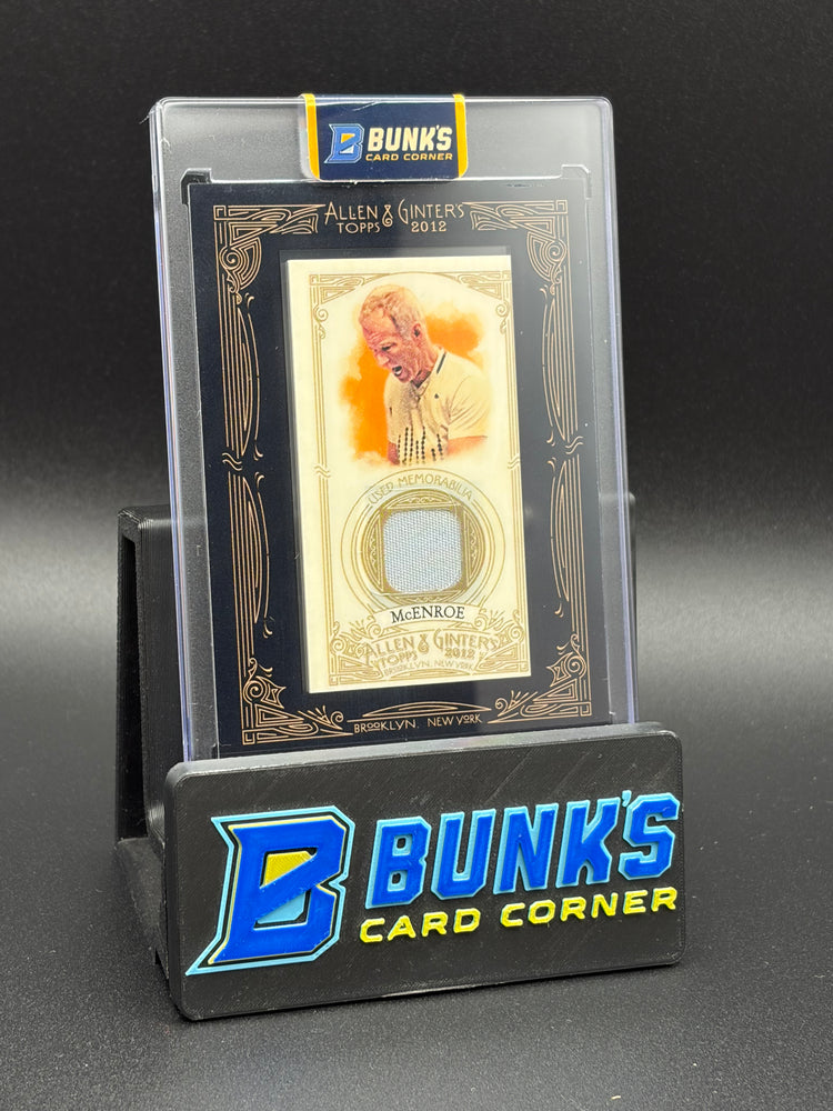 2012 John McEnroe Relics Allen & Ginter