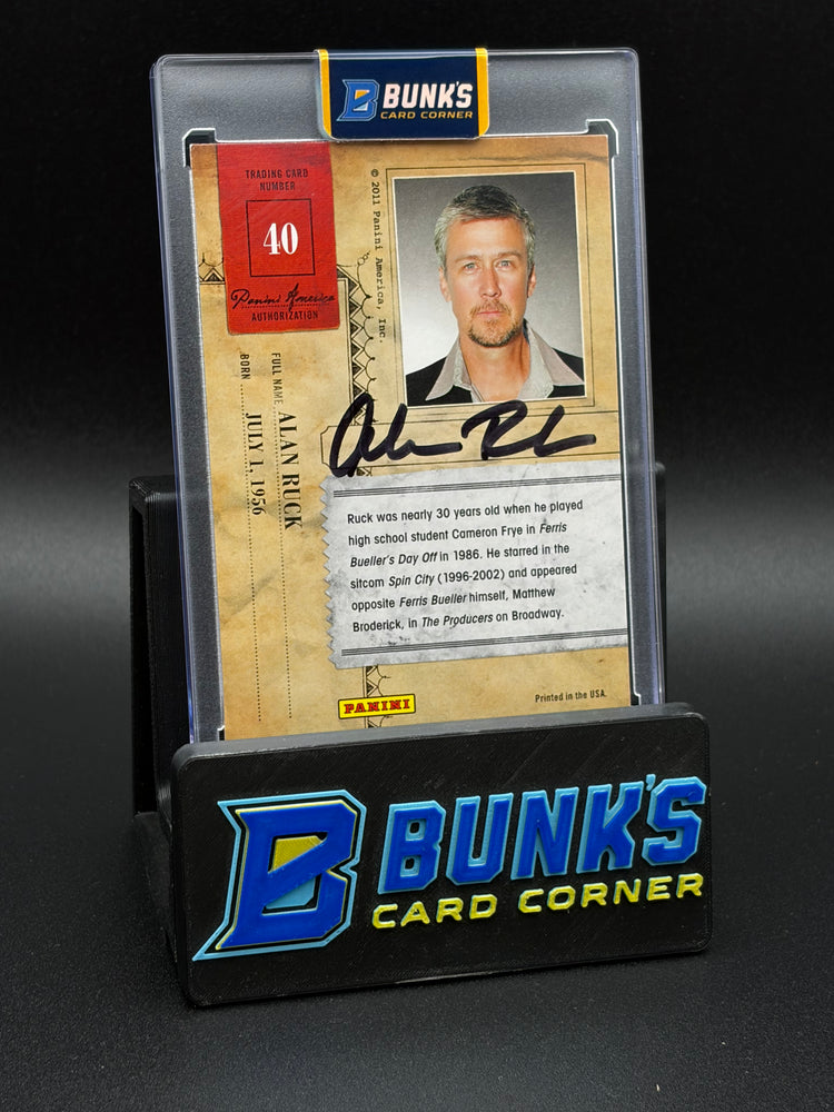 Alan Ruck Auto Panini Americana