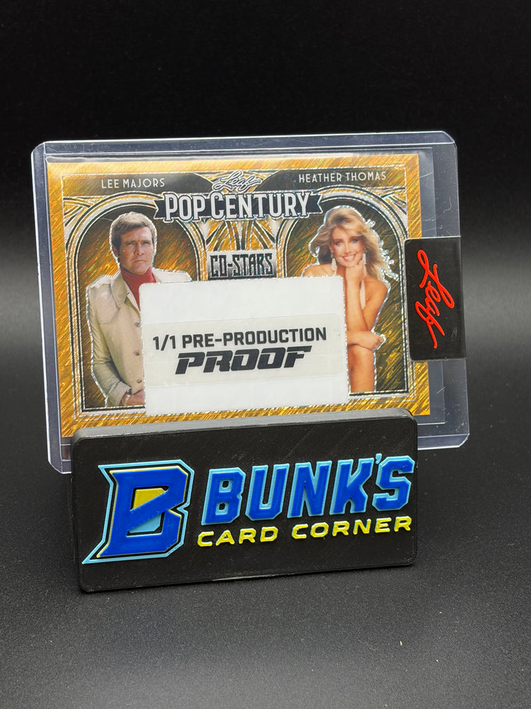 Lee Majors & Heather Thomas Pop Century 1/1 Pre Production Froof