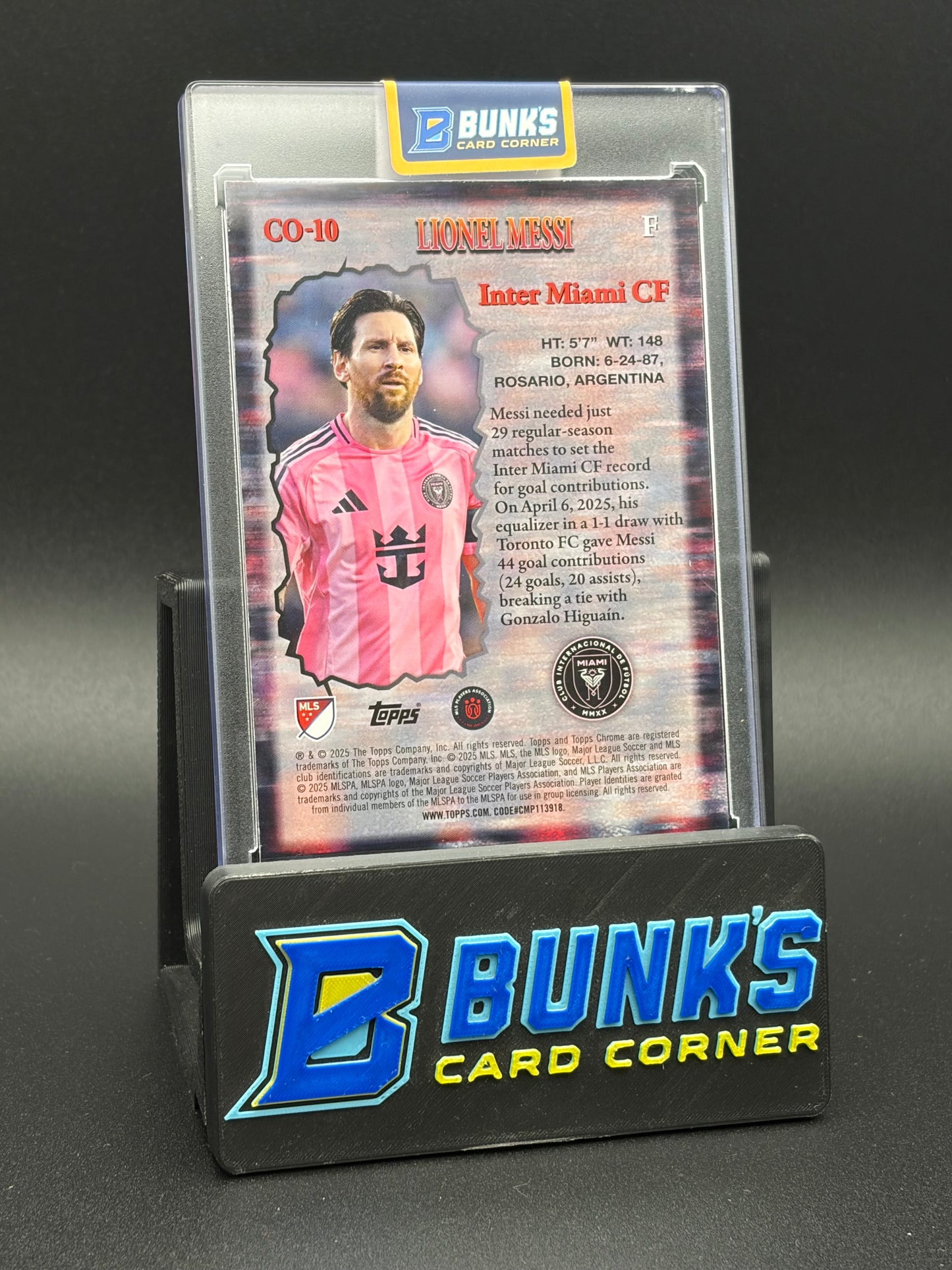 2025 Lionel Messi Class of Their Own Refractor Topps