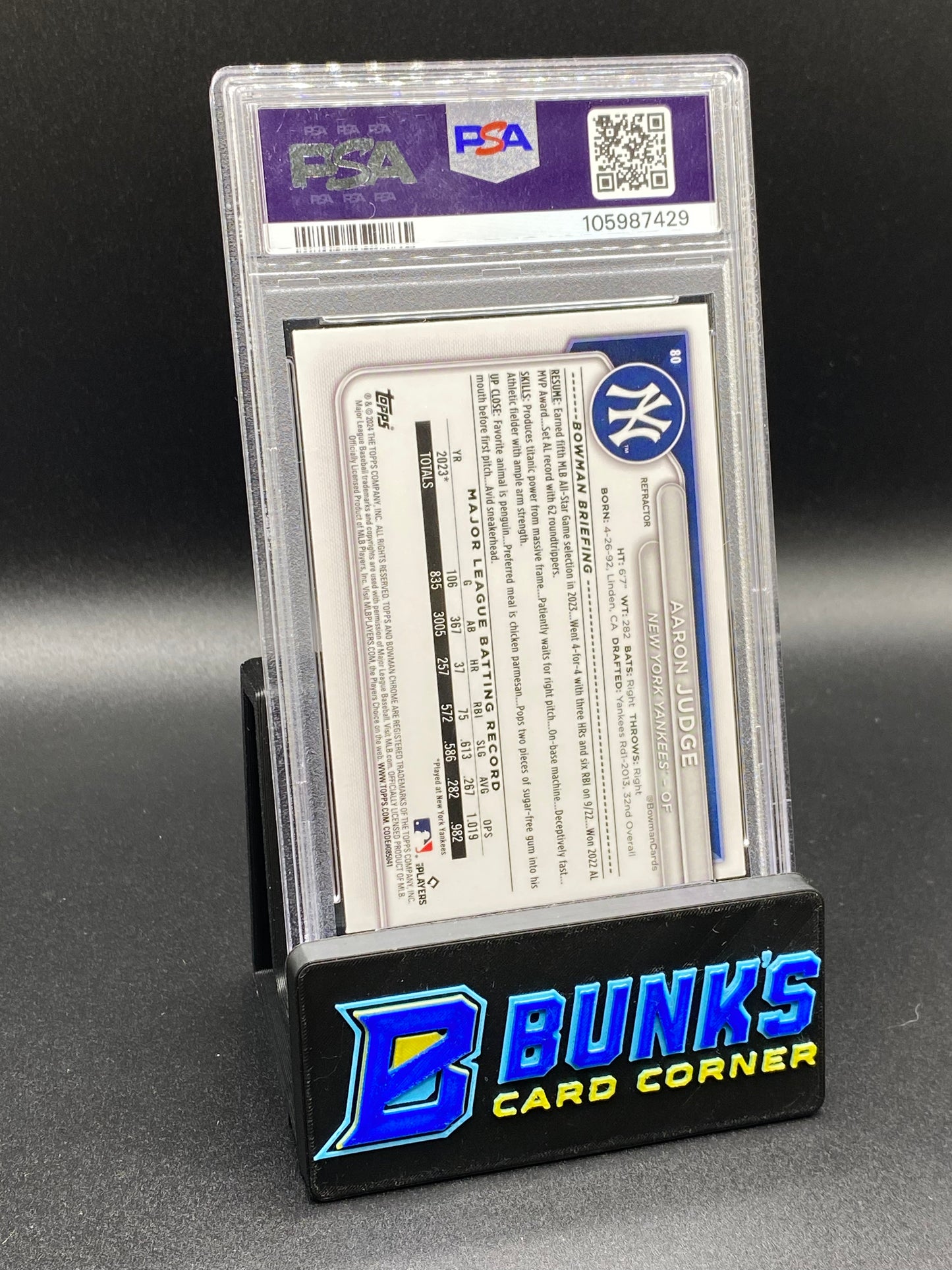2024 Aaron Judge Ref. PSA 10