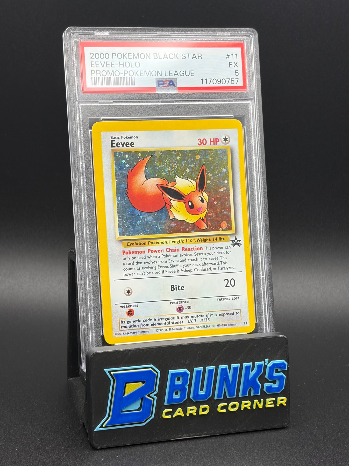 Eevee Holo Promo PSA 5