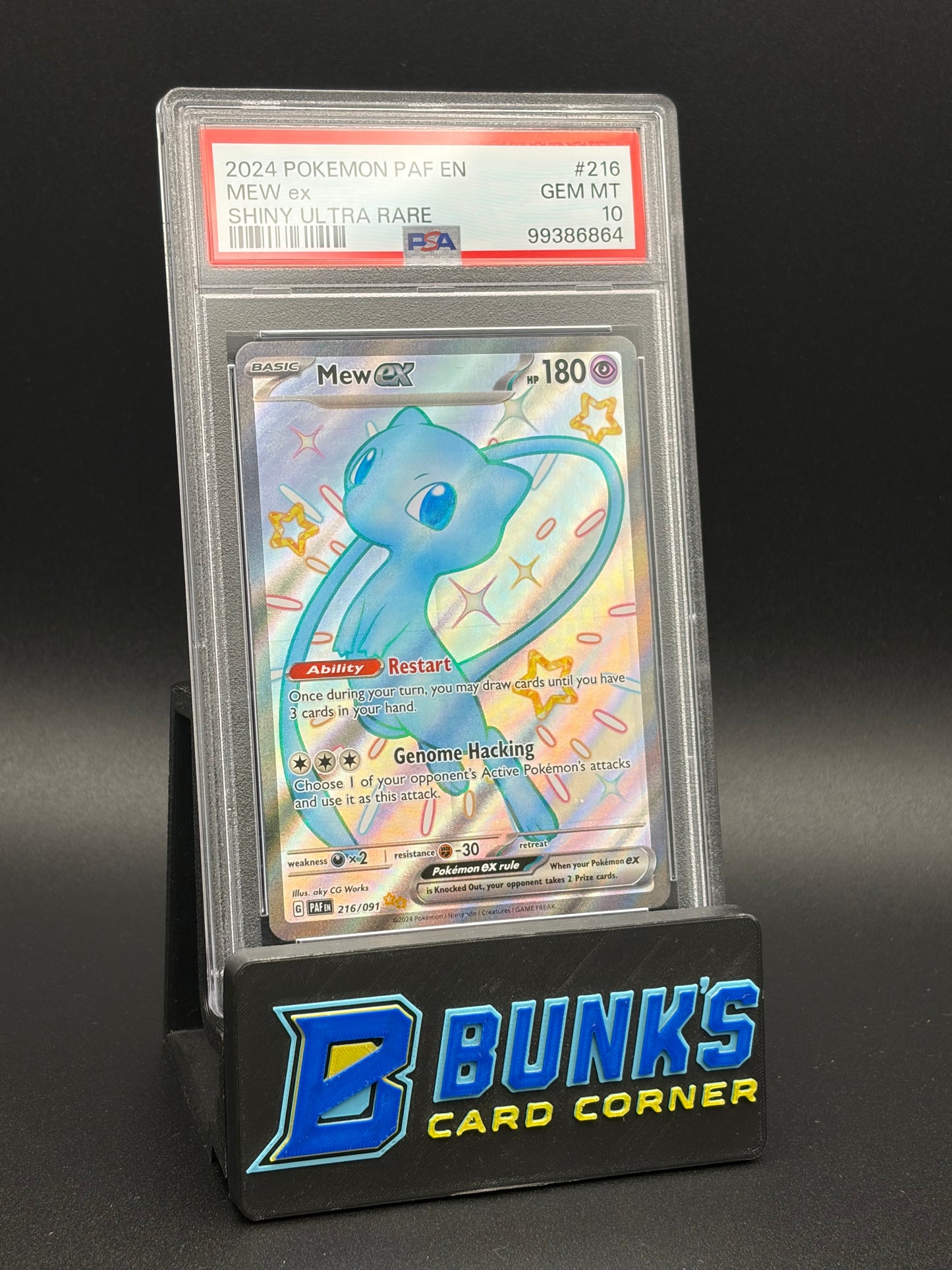 Mew EX Shiny Ultra Rare PSA 10