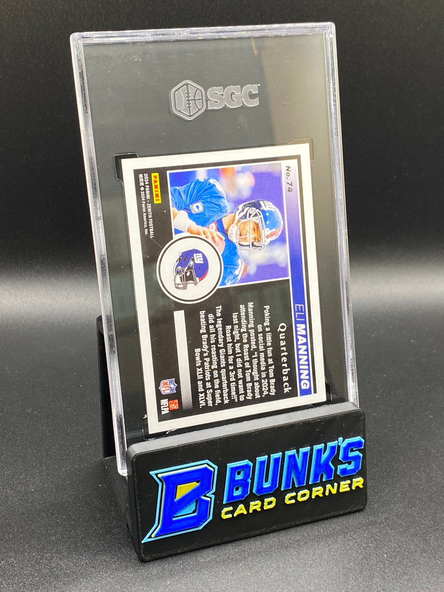 2024 Eli Manning 1st Down 52/100 SGC 10