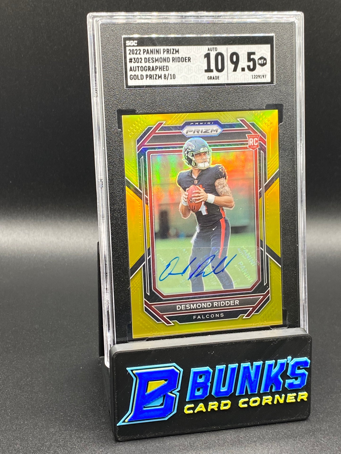 2022 Desmond Ridder Auto. RC Gold Prizm SGC 10/9.5